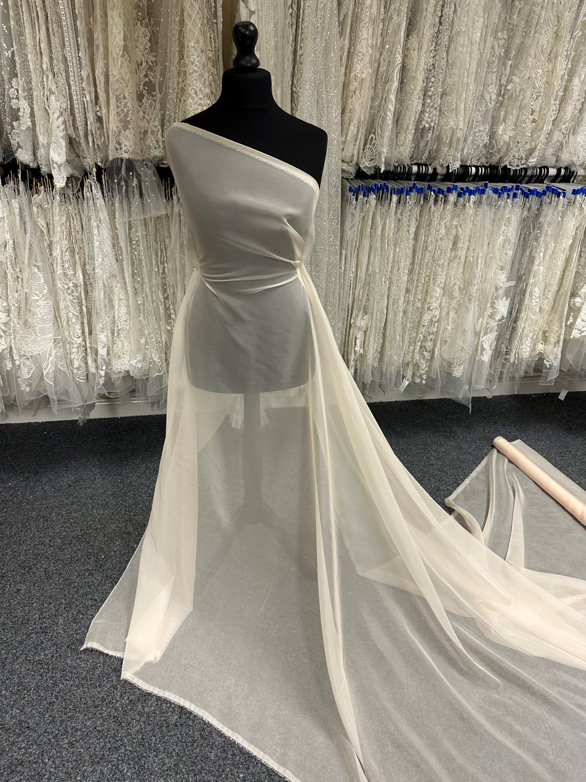 Champagne Polyester Chiffon - Honesty