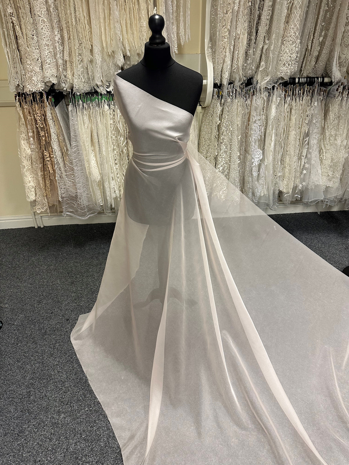 Blush Polyester Chiffon - Honesty