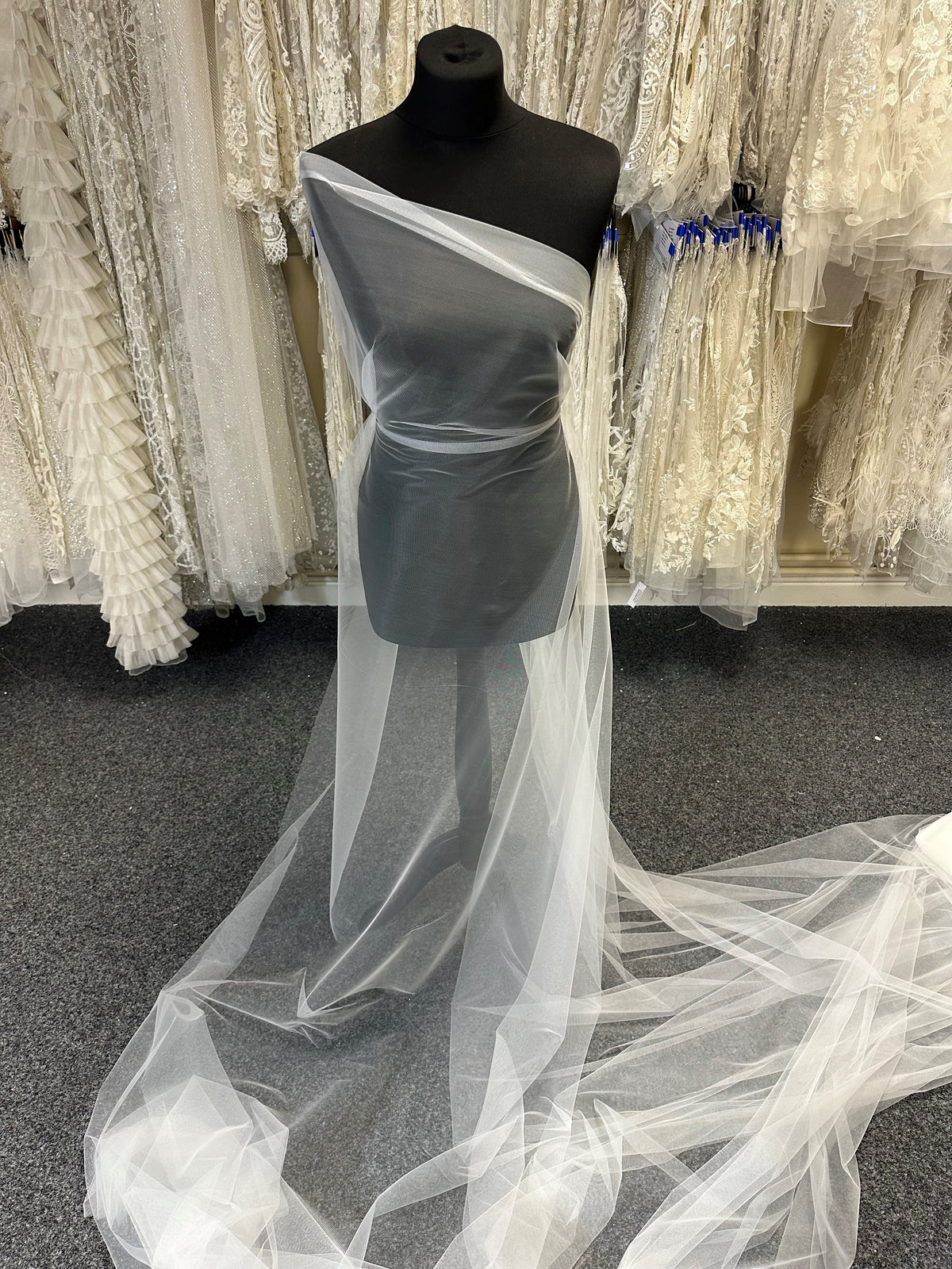 Ivory Stretch Soft Tulle - Impetus