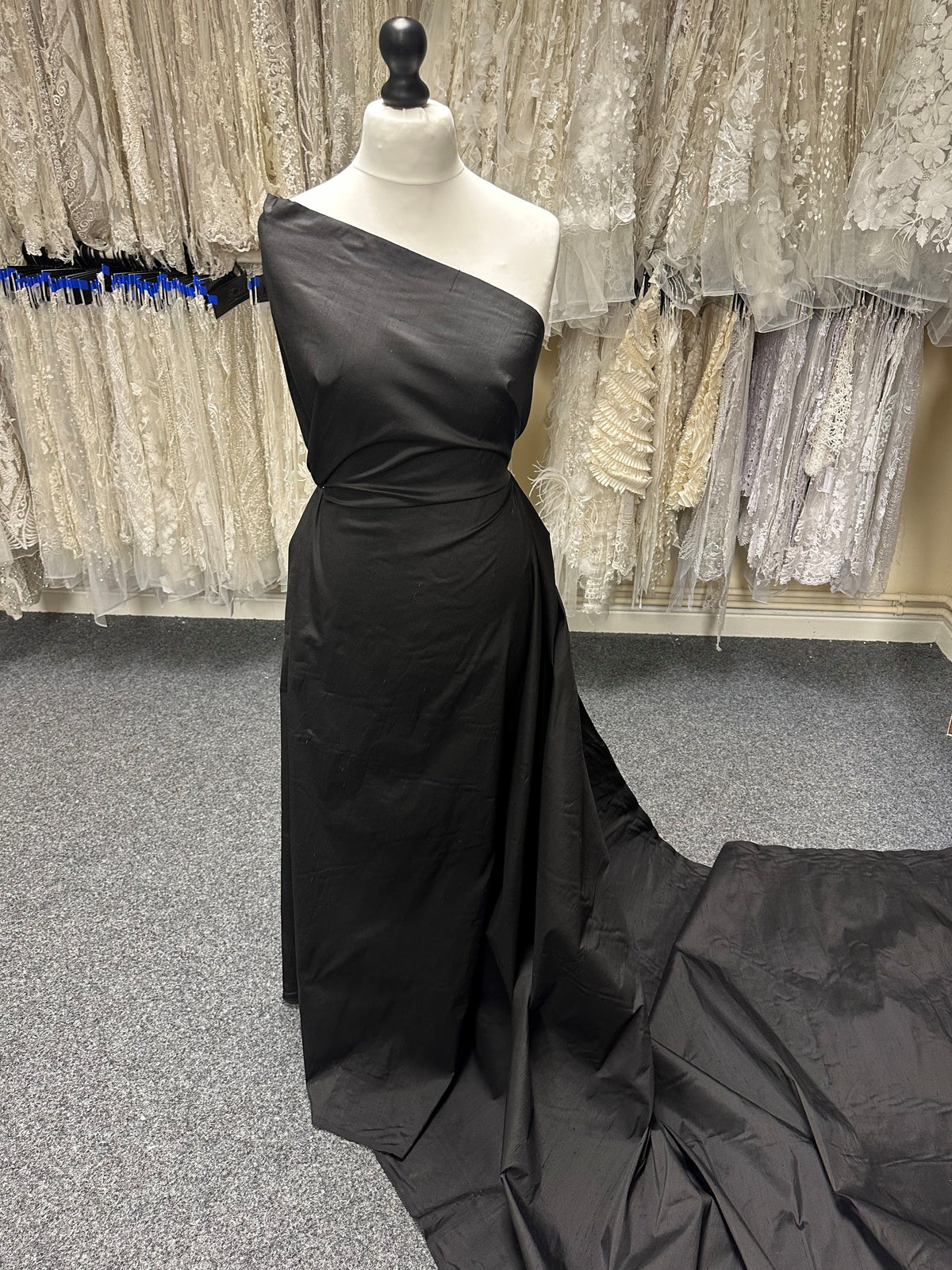 Black Silk Dupion - Distinction