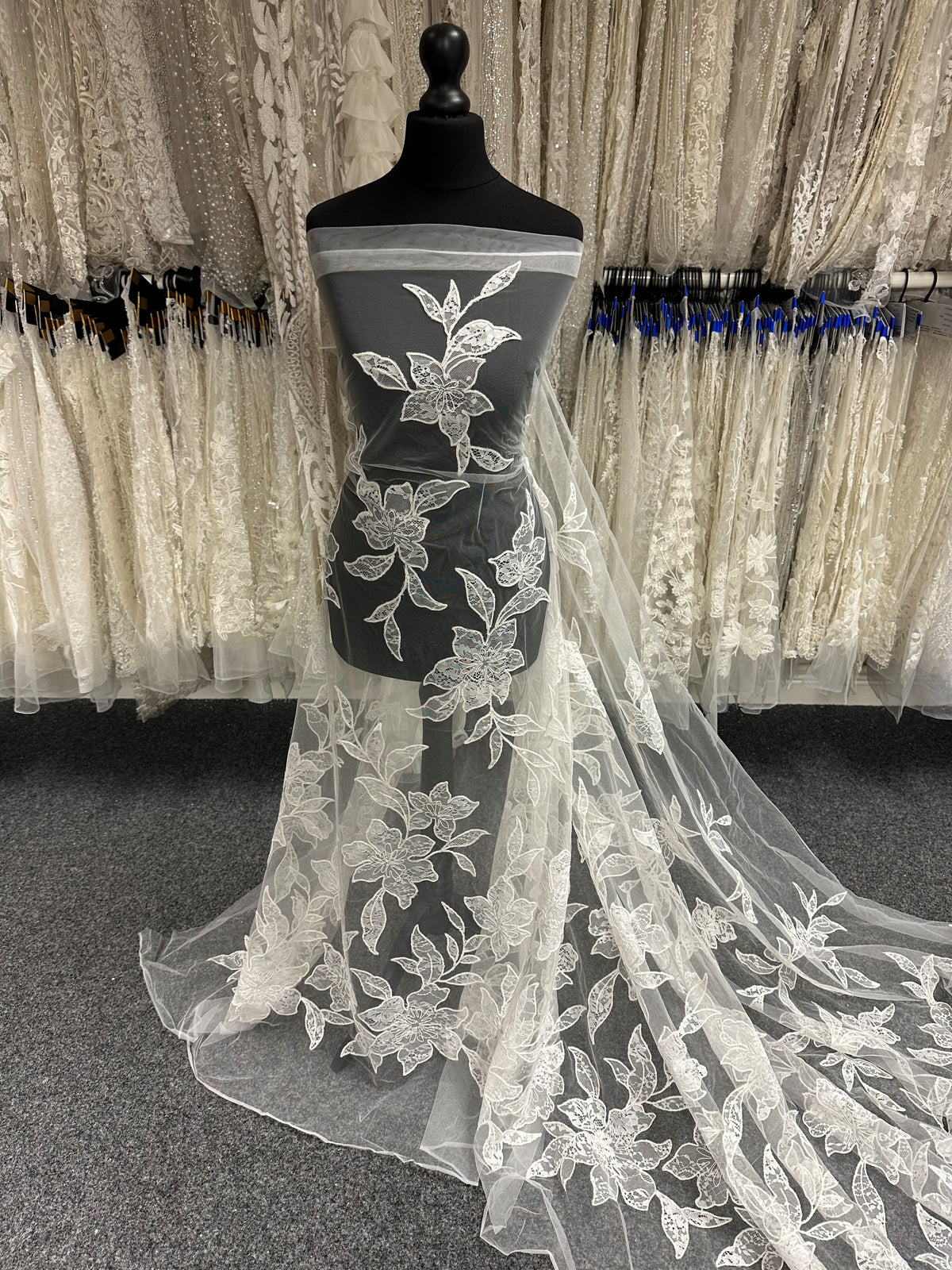 Ivory Corded Contemporary Lace - Sawyer