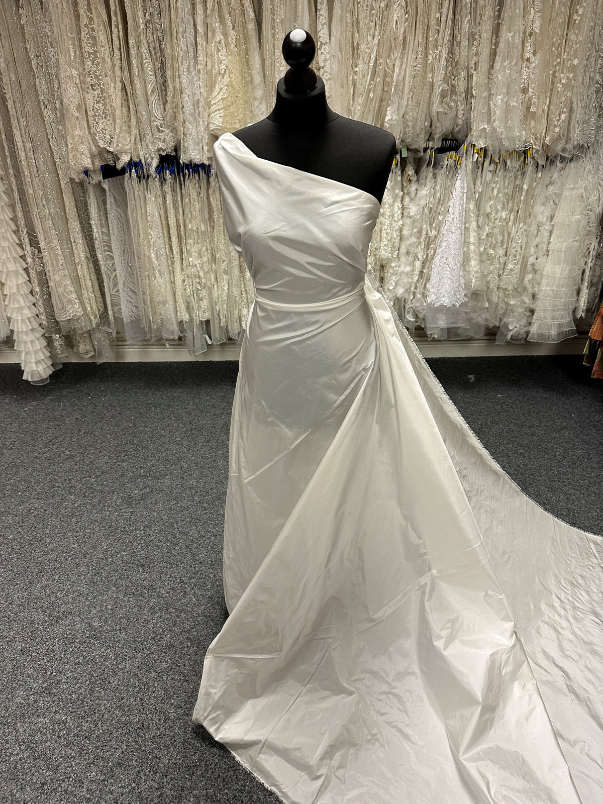 Ivory Silk Taffeta - Debutante
