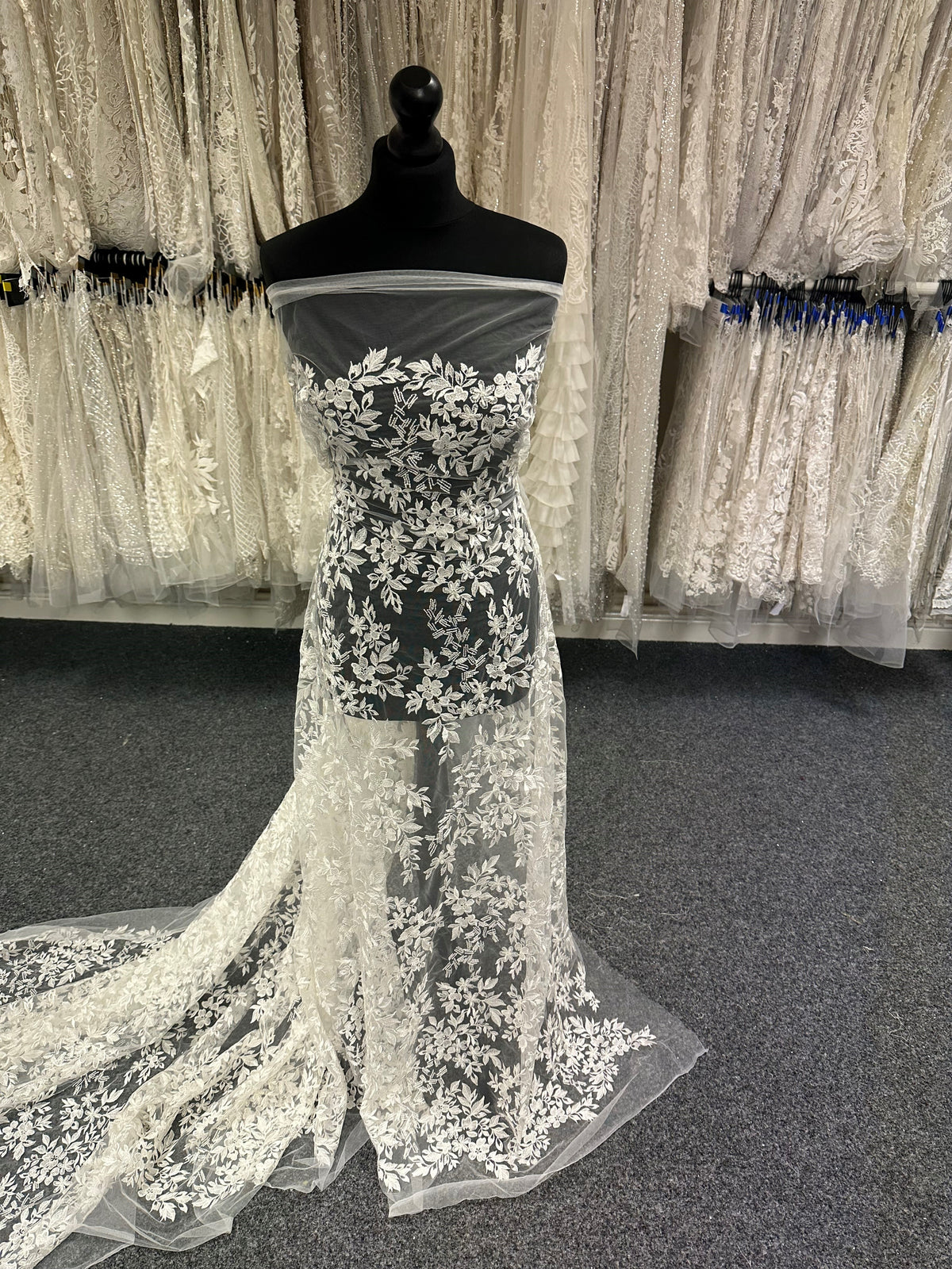 Ivory Embroidery Lace - Nuria