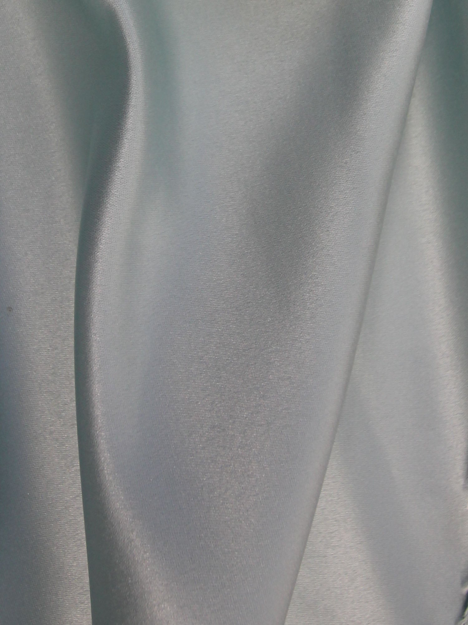 Aqua Polyester Satin - Flamenco