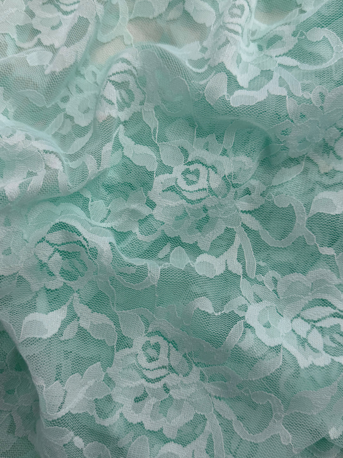 Aqua Raschel Stretch Lace – Matina