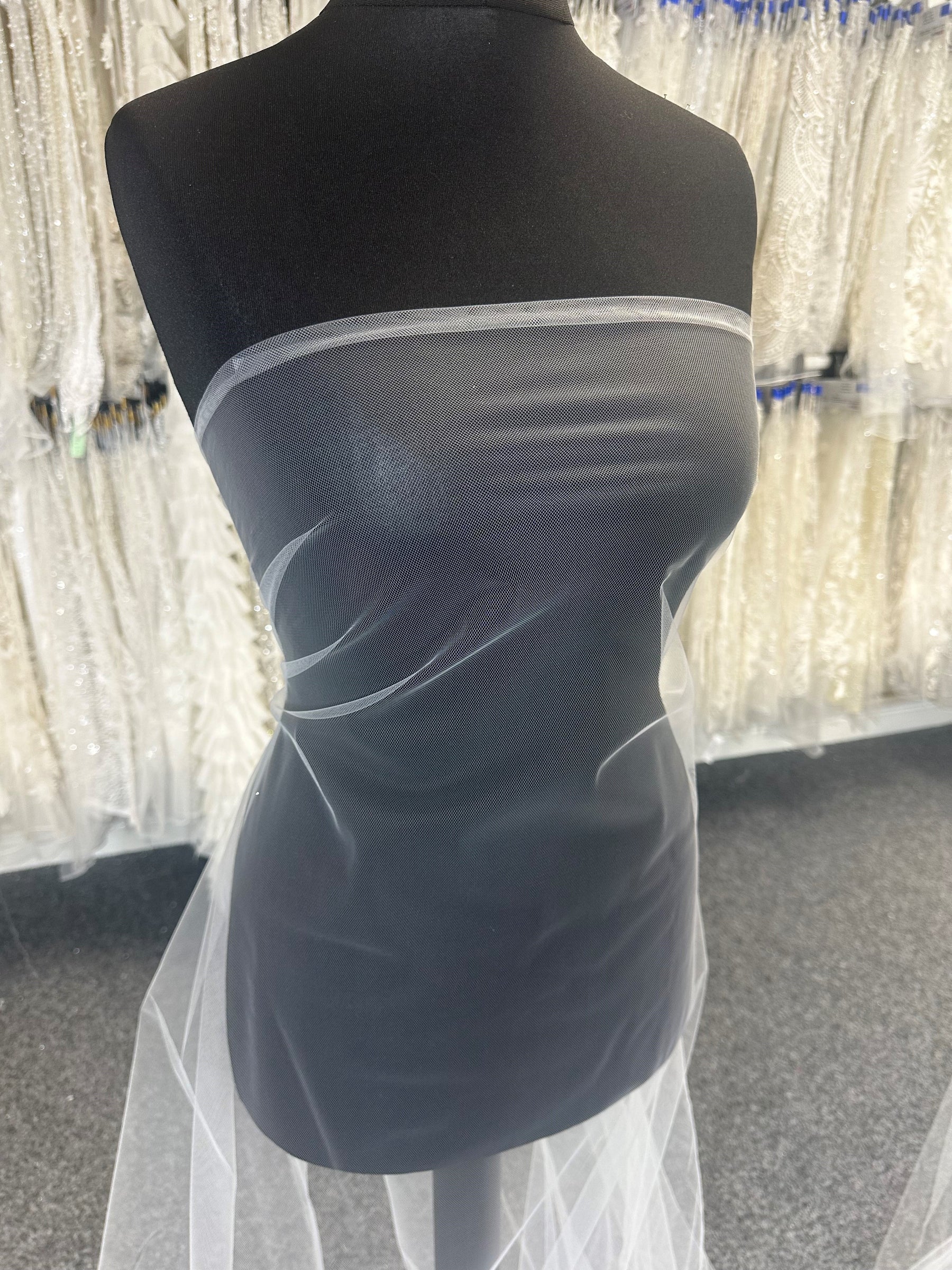 Diamond White Bridal Tulle for Veils – Romance