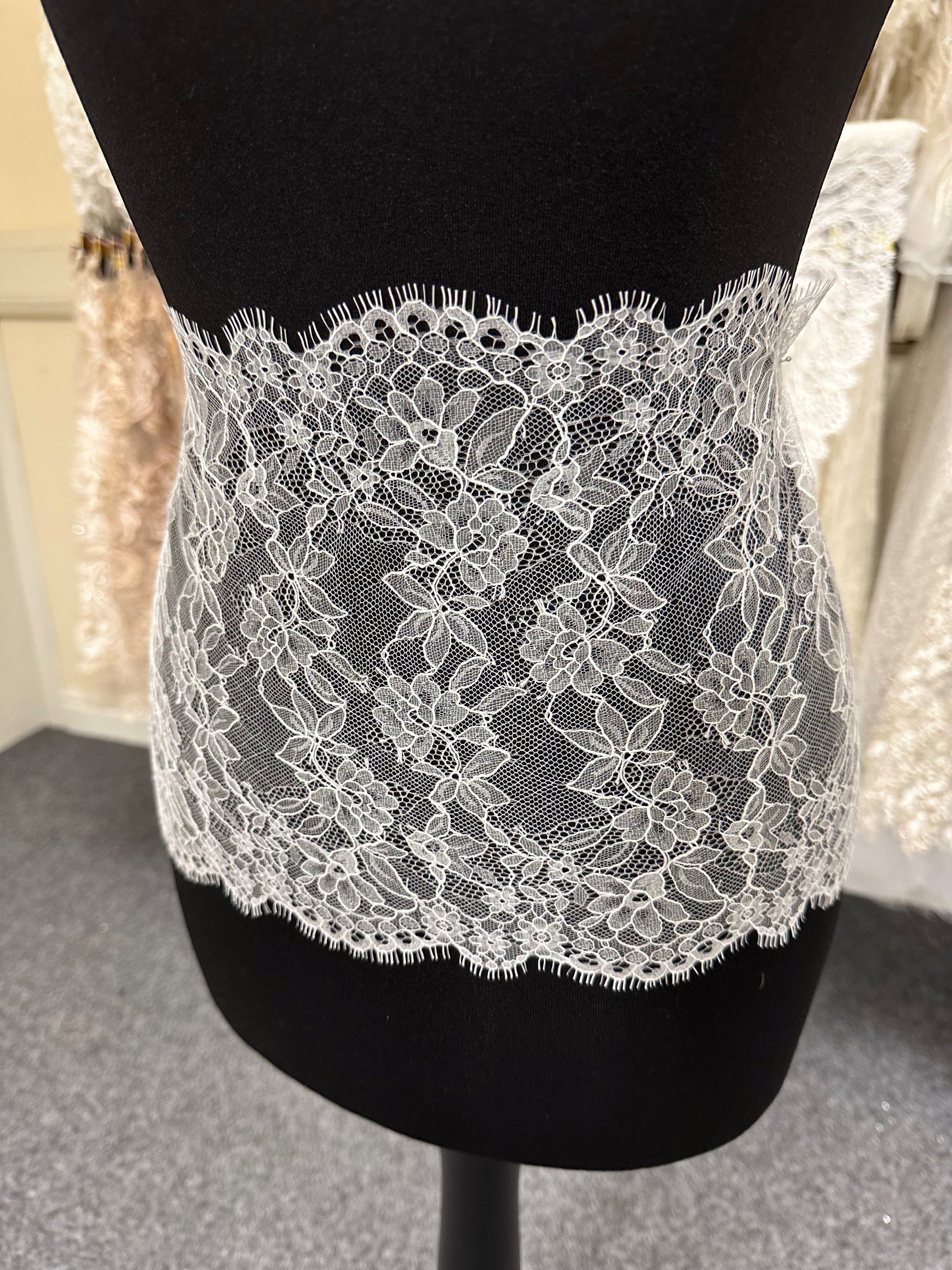 Ivory Bridal Lace Trim - Corey