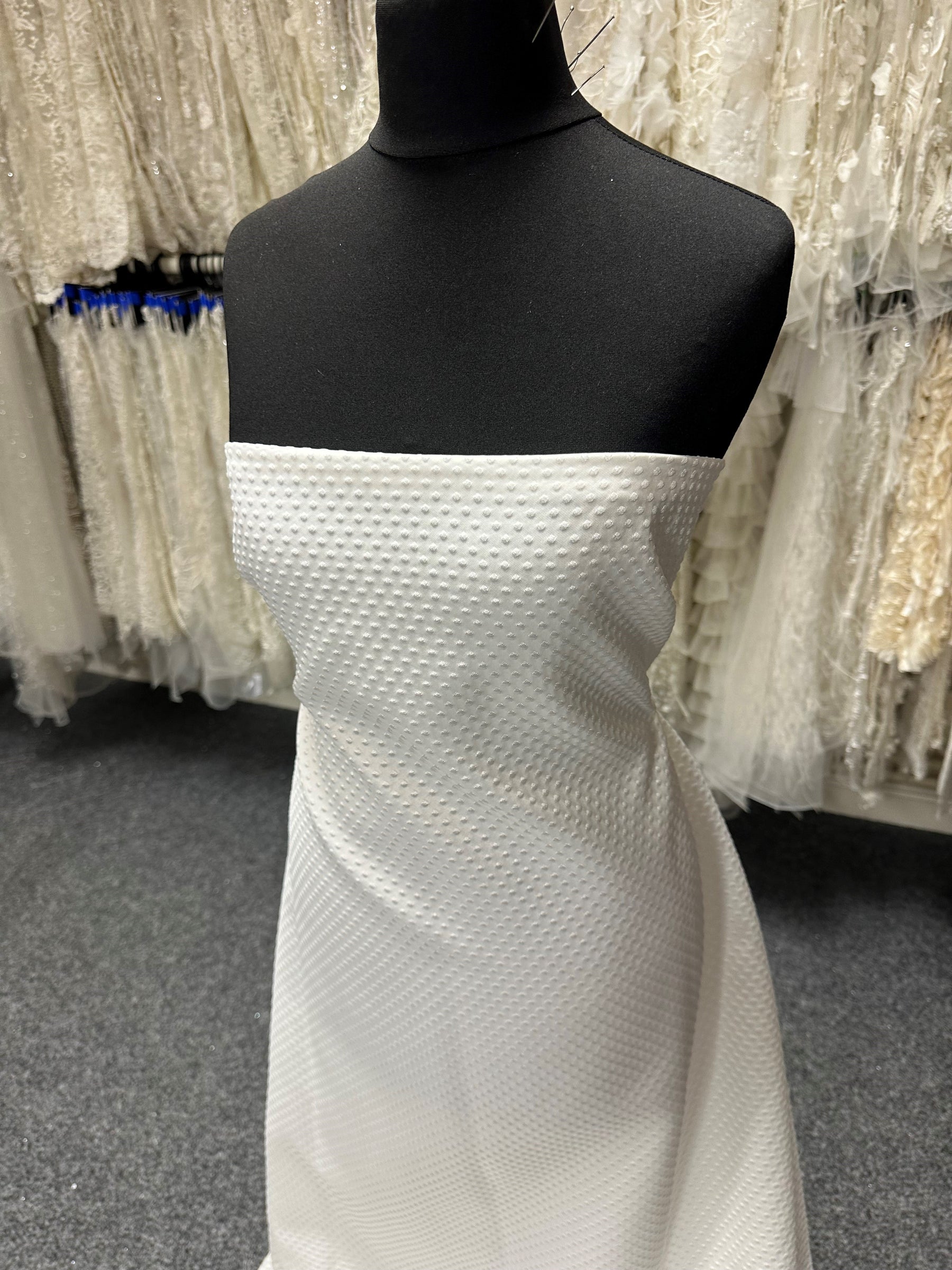 Ivory Jacquard Dot - Perseverance