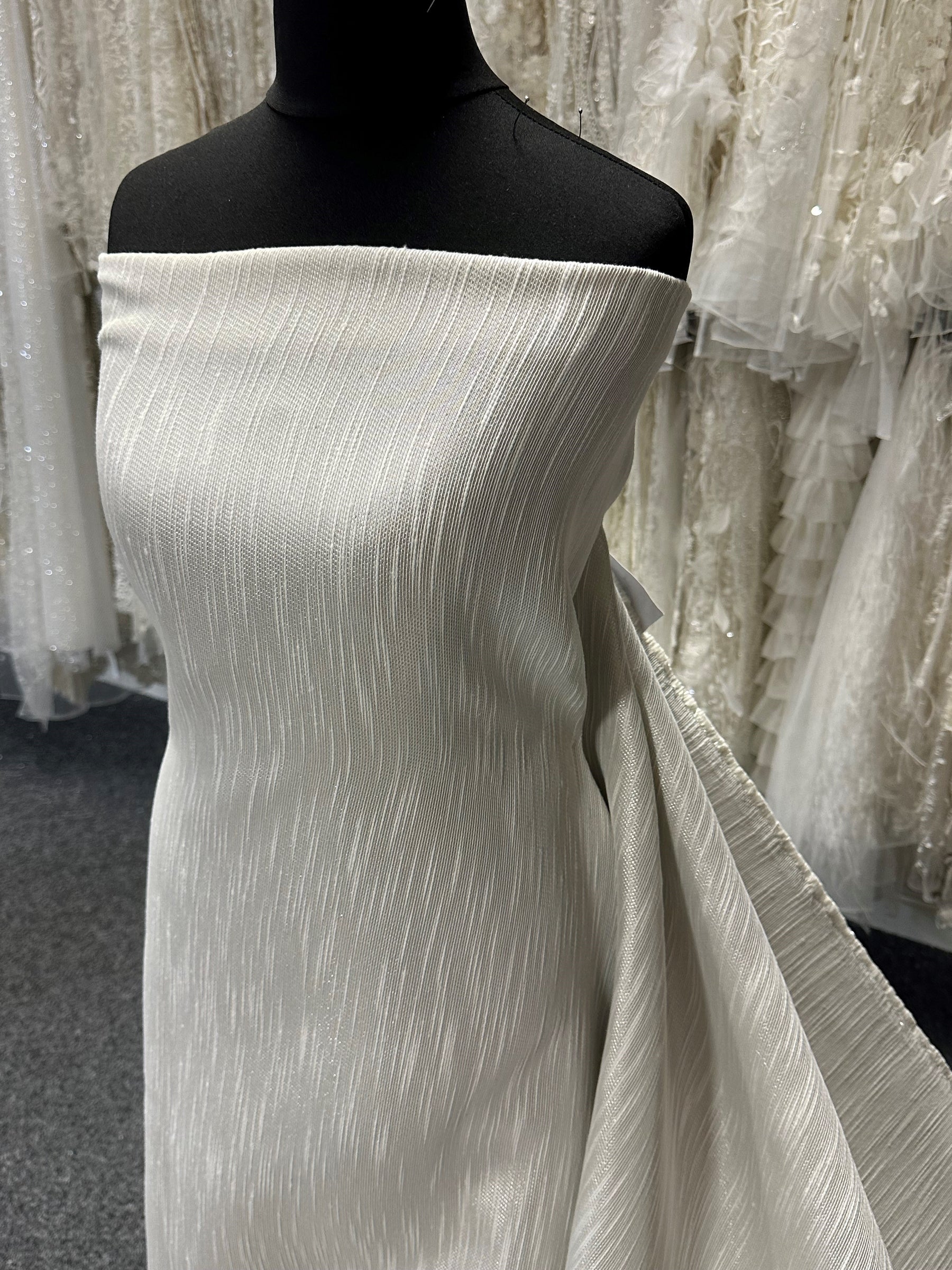 Ivory Slub Fabric - Granada