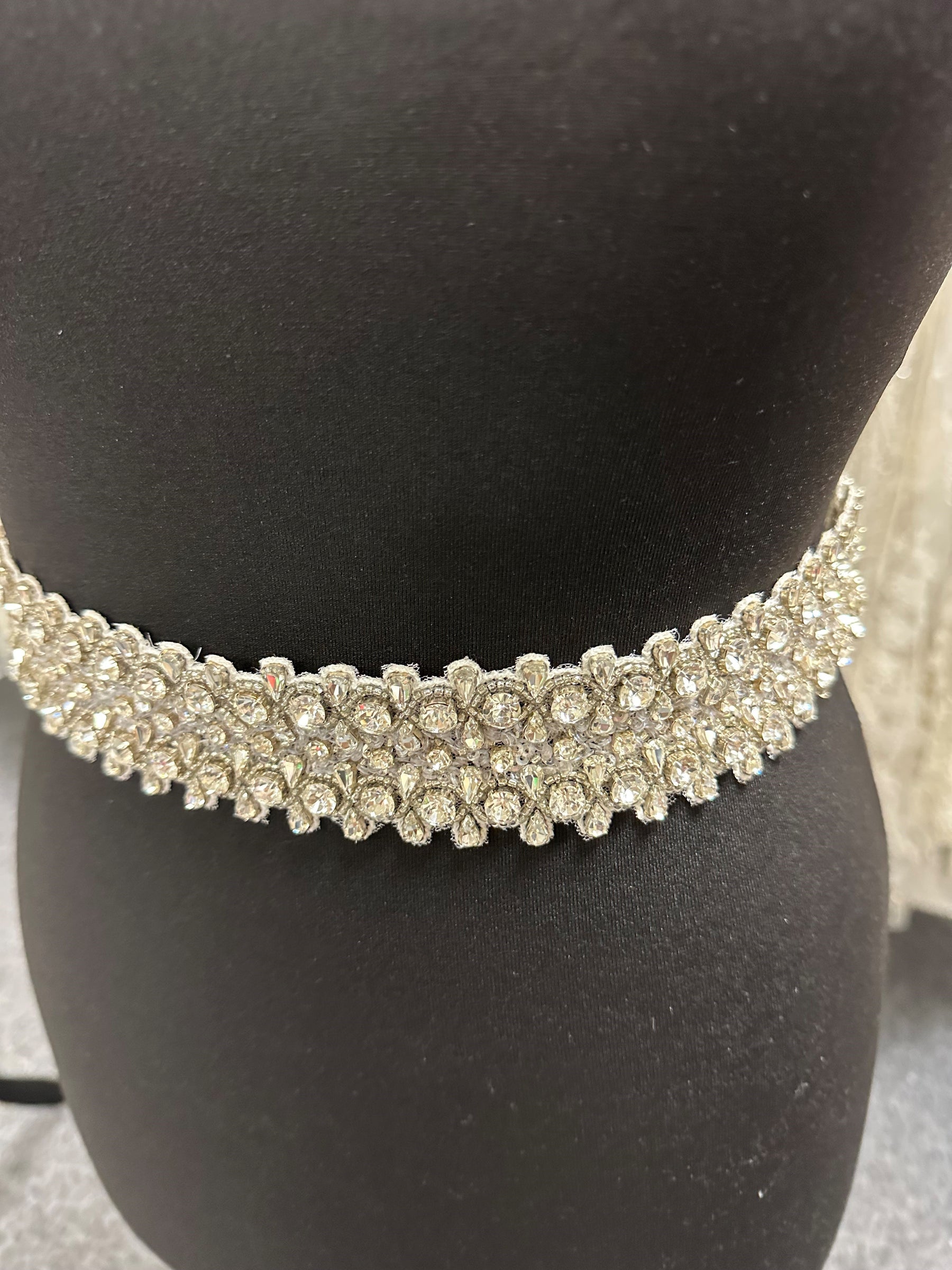 Crystal Dress Trim - Paloma