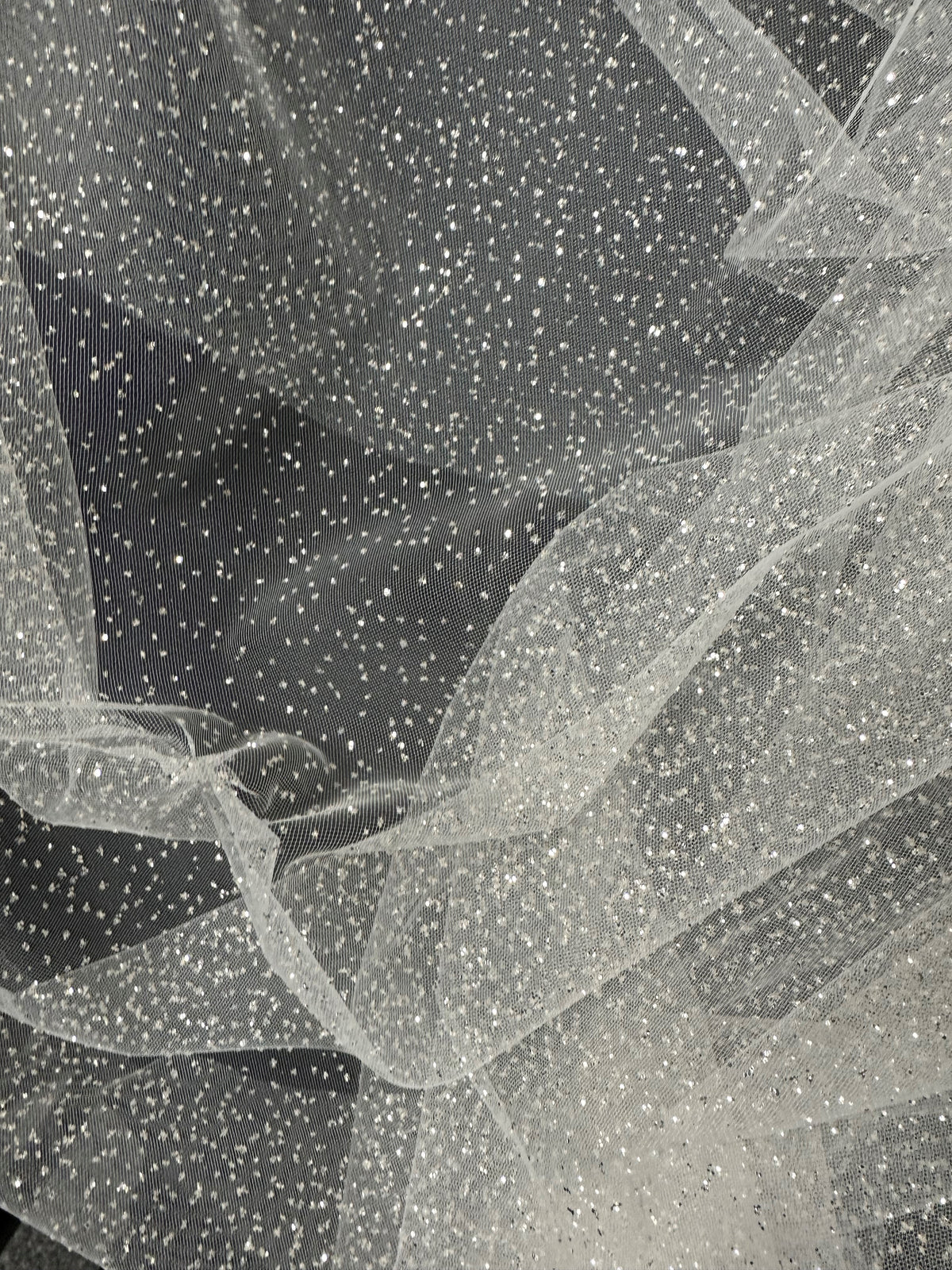 Ivory Glitter Tulle - Blinder