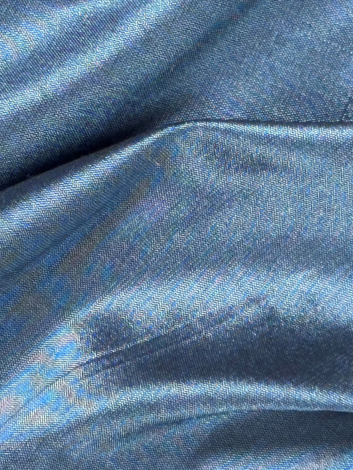 Mineral Blue Silk Dupion - Masquerade