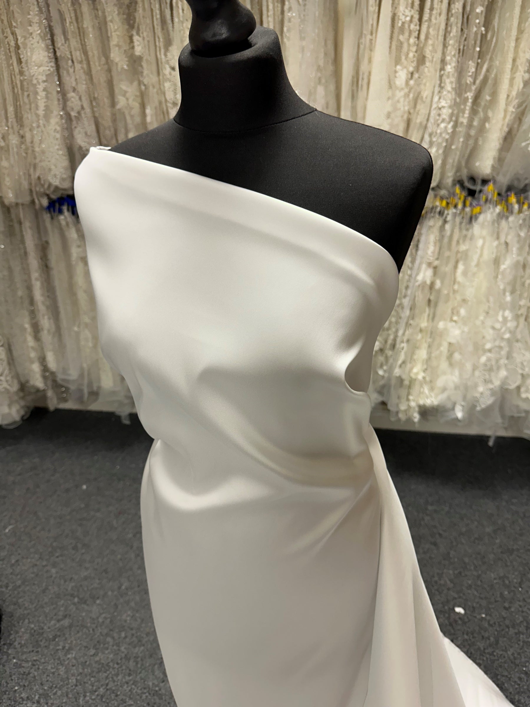 Ivory Stretch Taffeta - Uniqueness