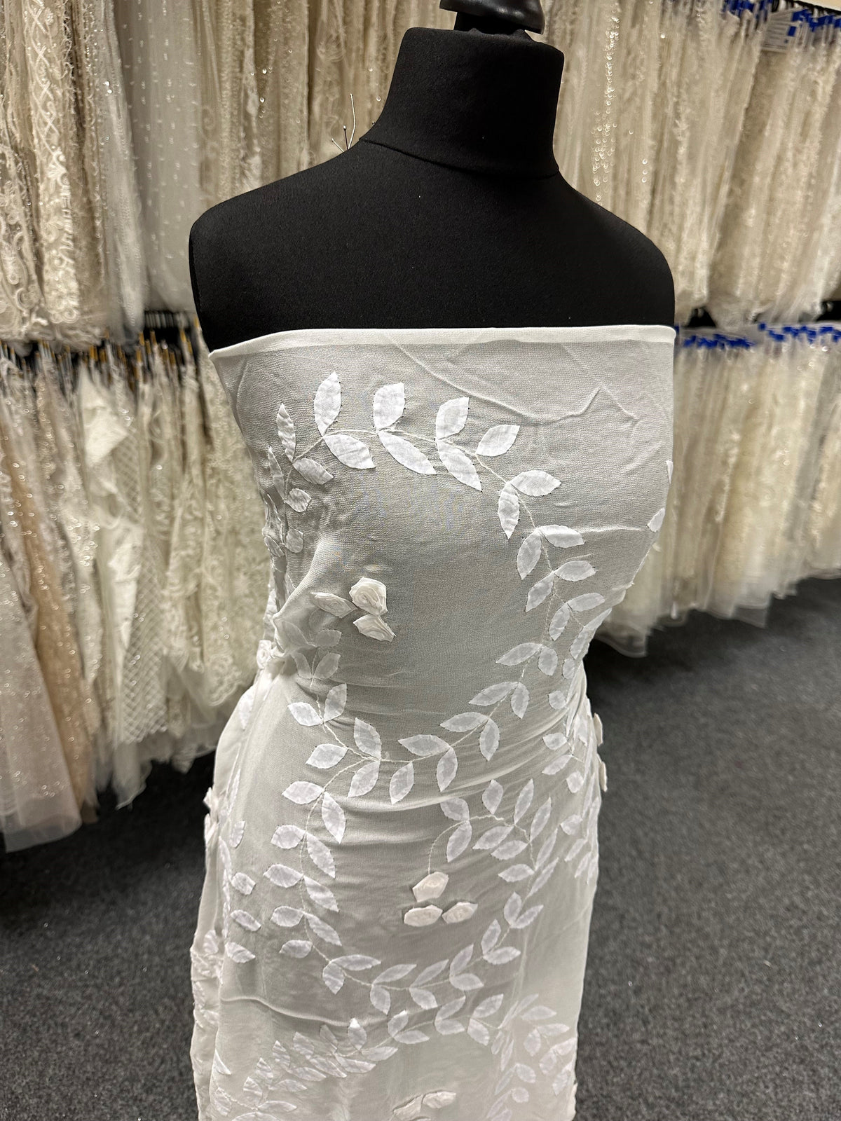 Ivory Floral Georgette - Minnie