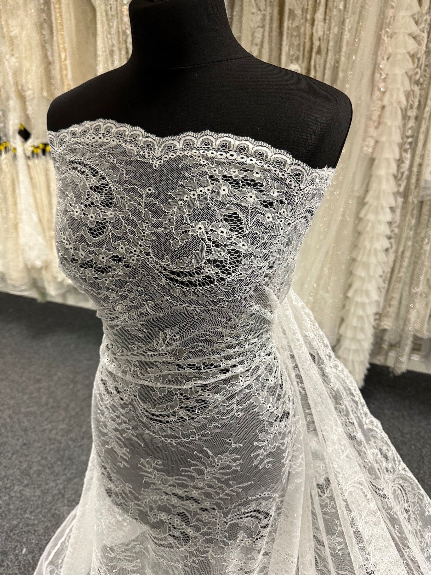 Ivory Raschel Bridal Lace - Jessie