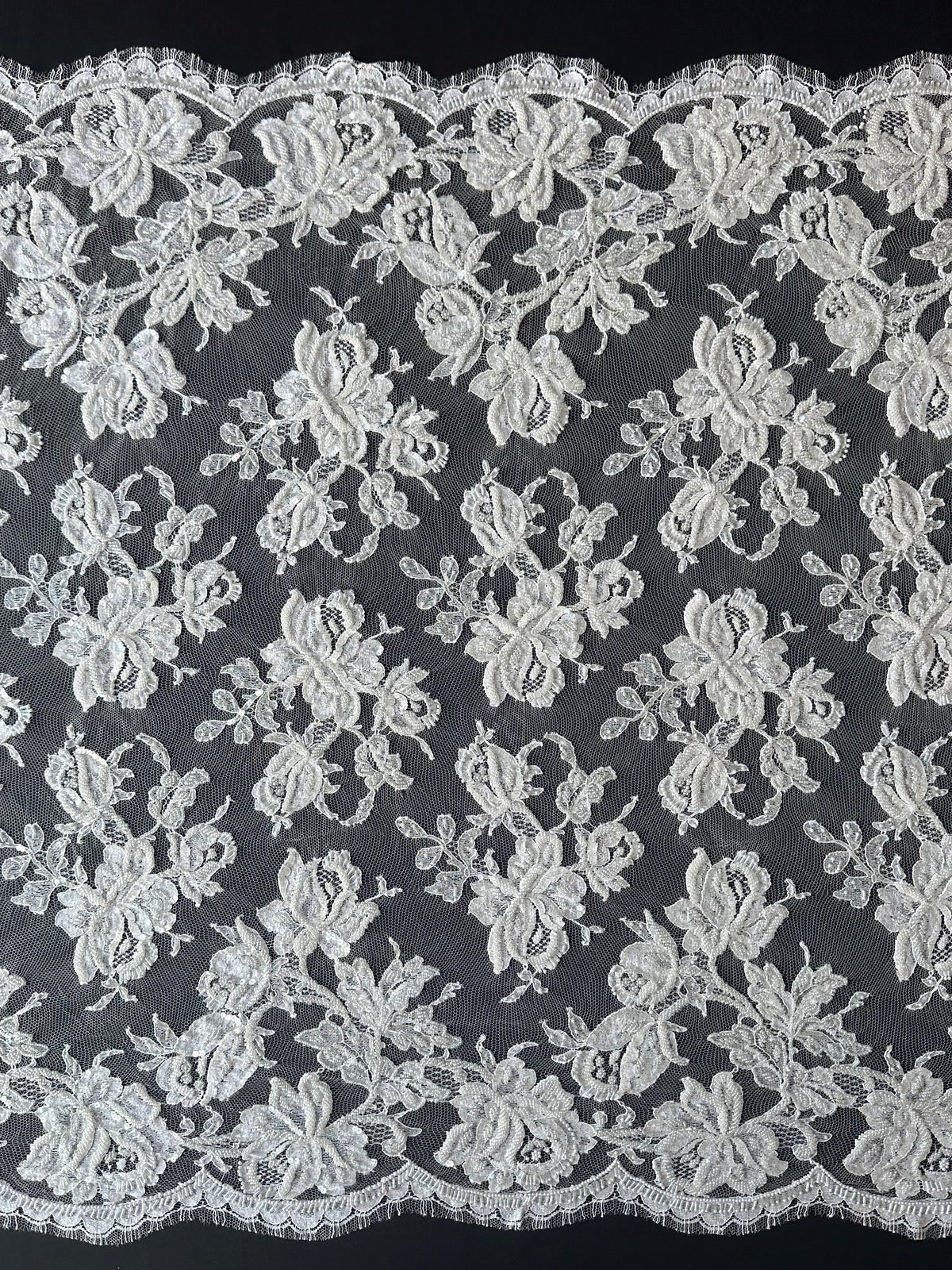 Ivory Chantilly Lace - Alisha