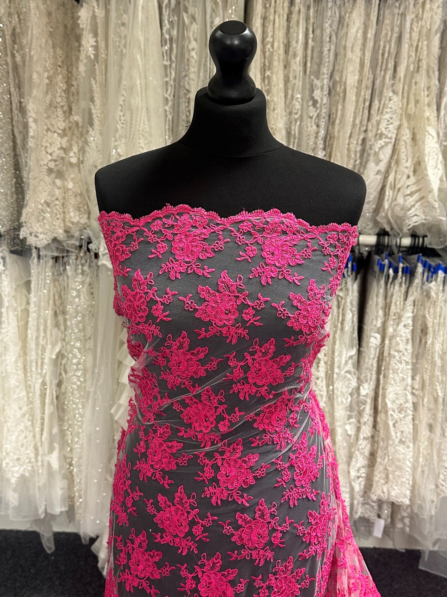 Candy Pink Lace - Philippa