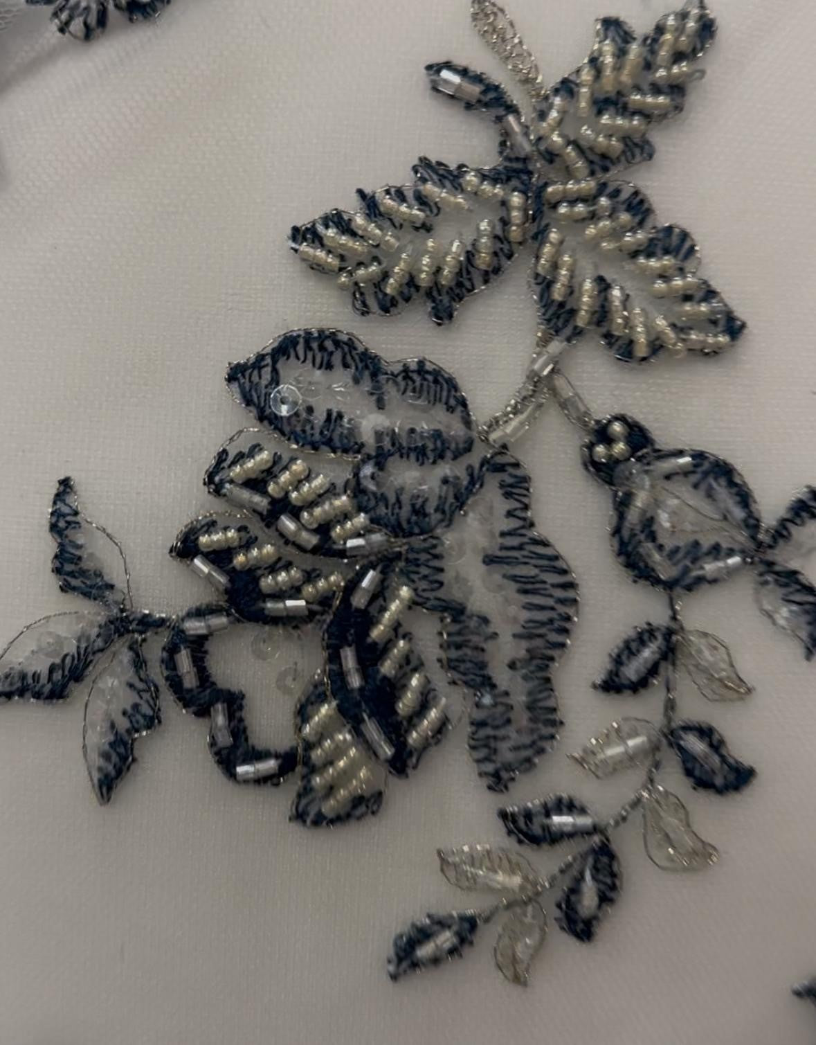 French Blue Lace - Chloe