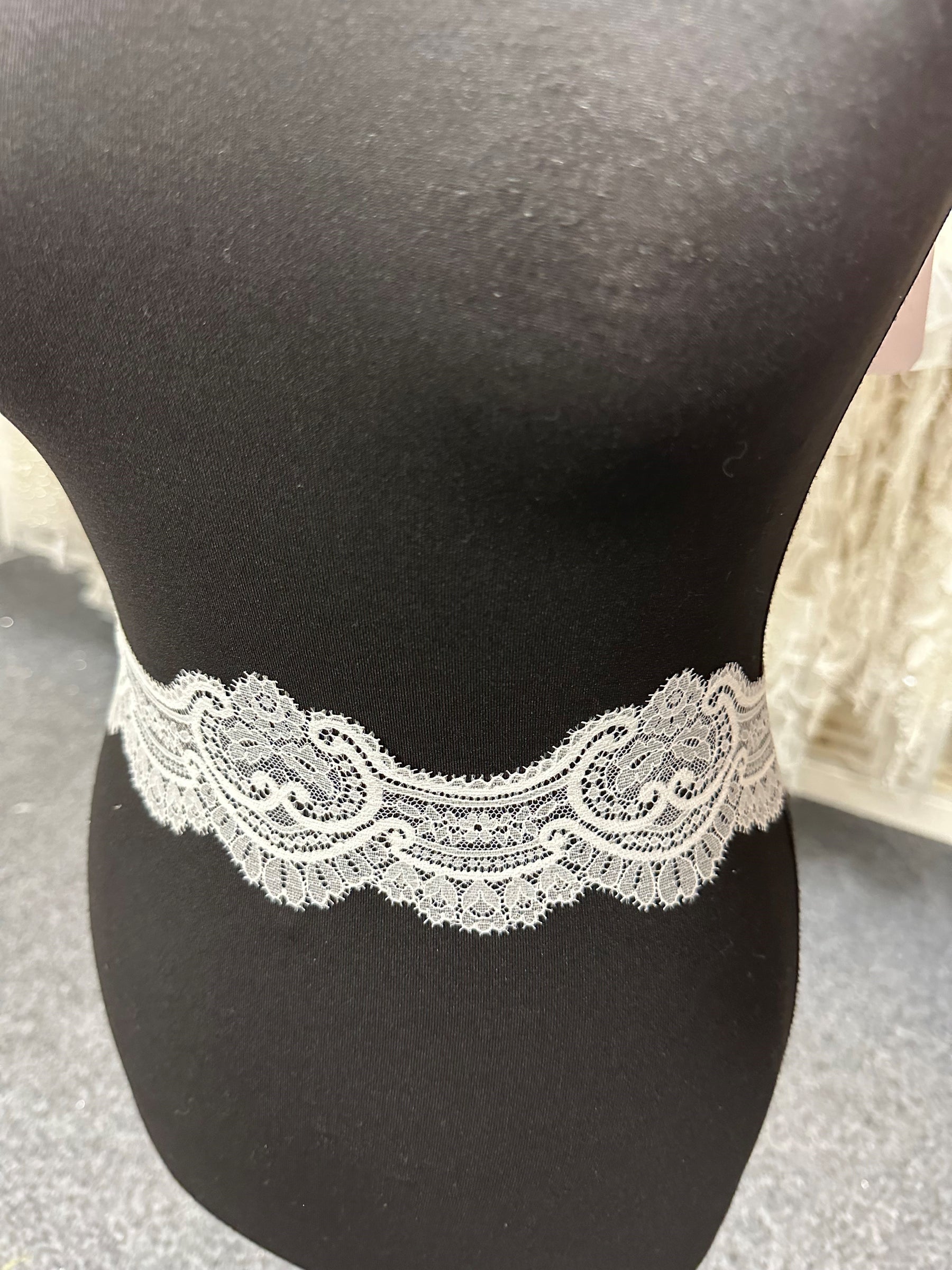 Ivory Bridal Lace Trim - Raine