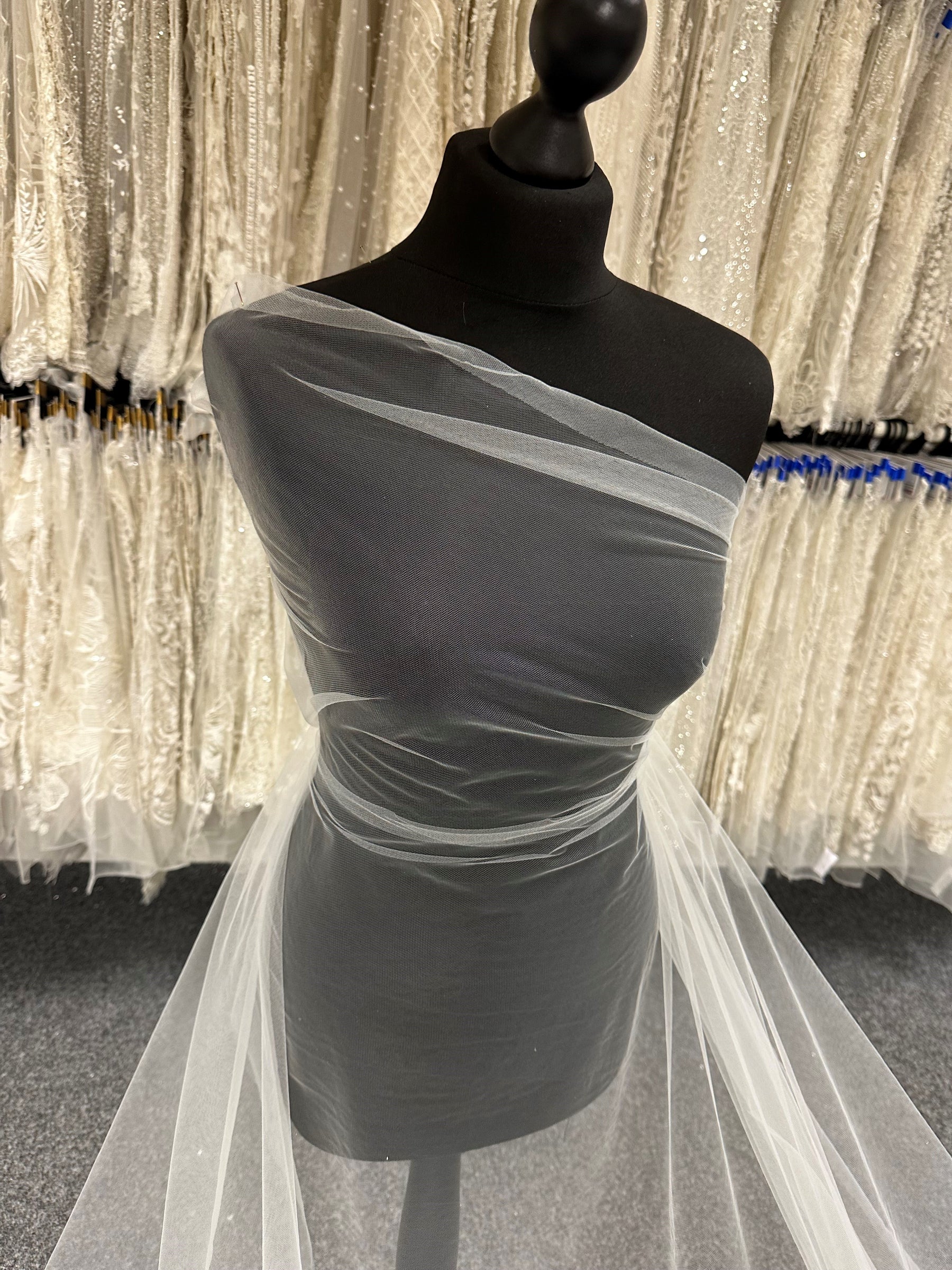 Diamond White Bridal Tulle for Veils – Romance
