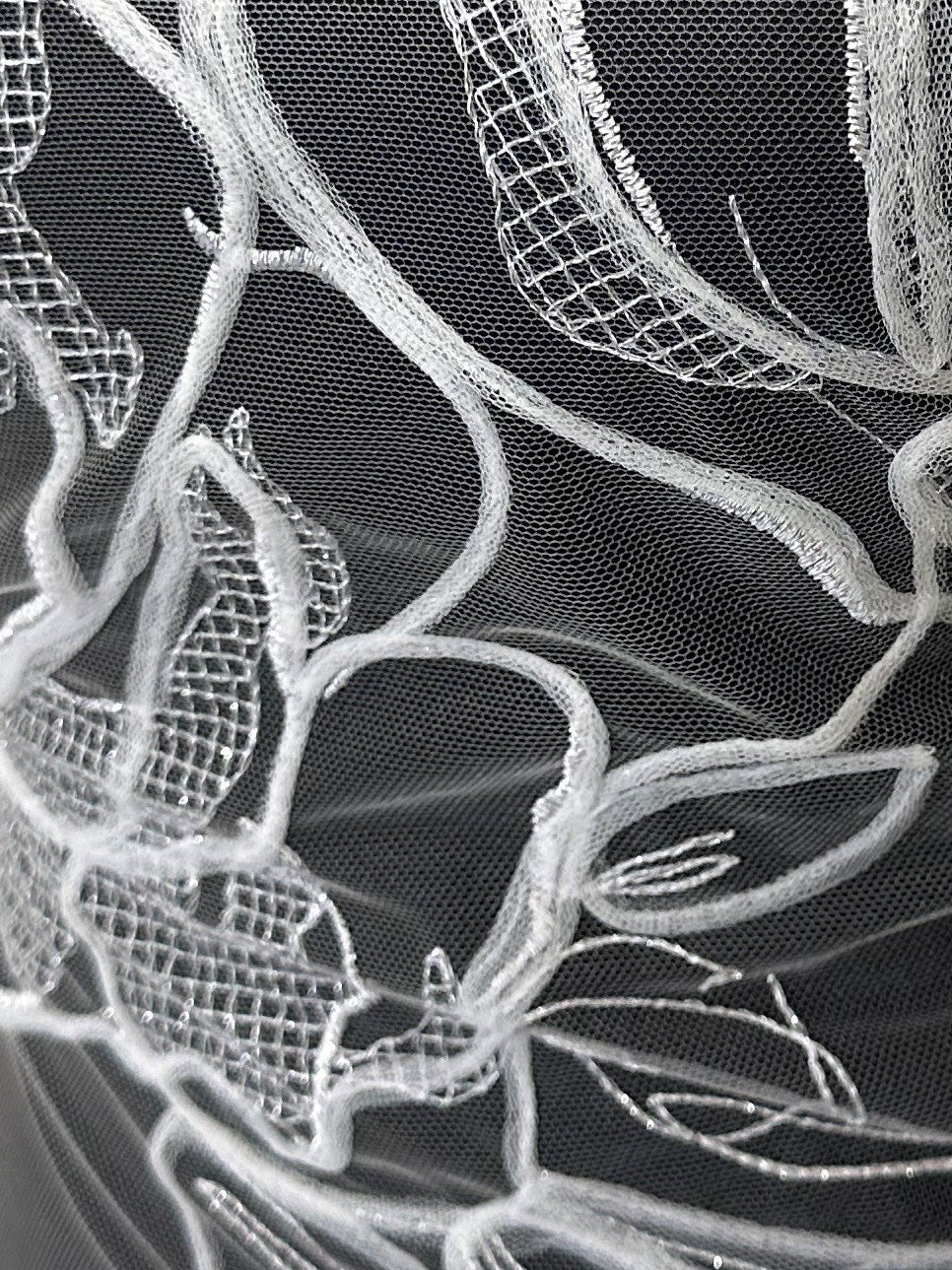 Ivory Embroidered Lace - Gabinka