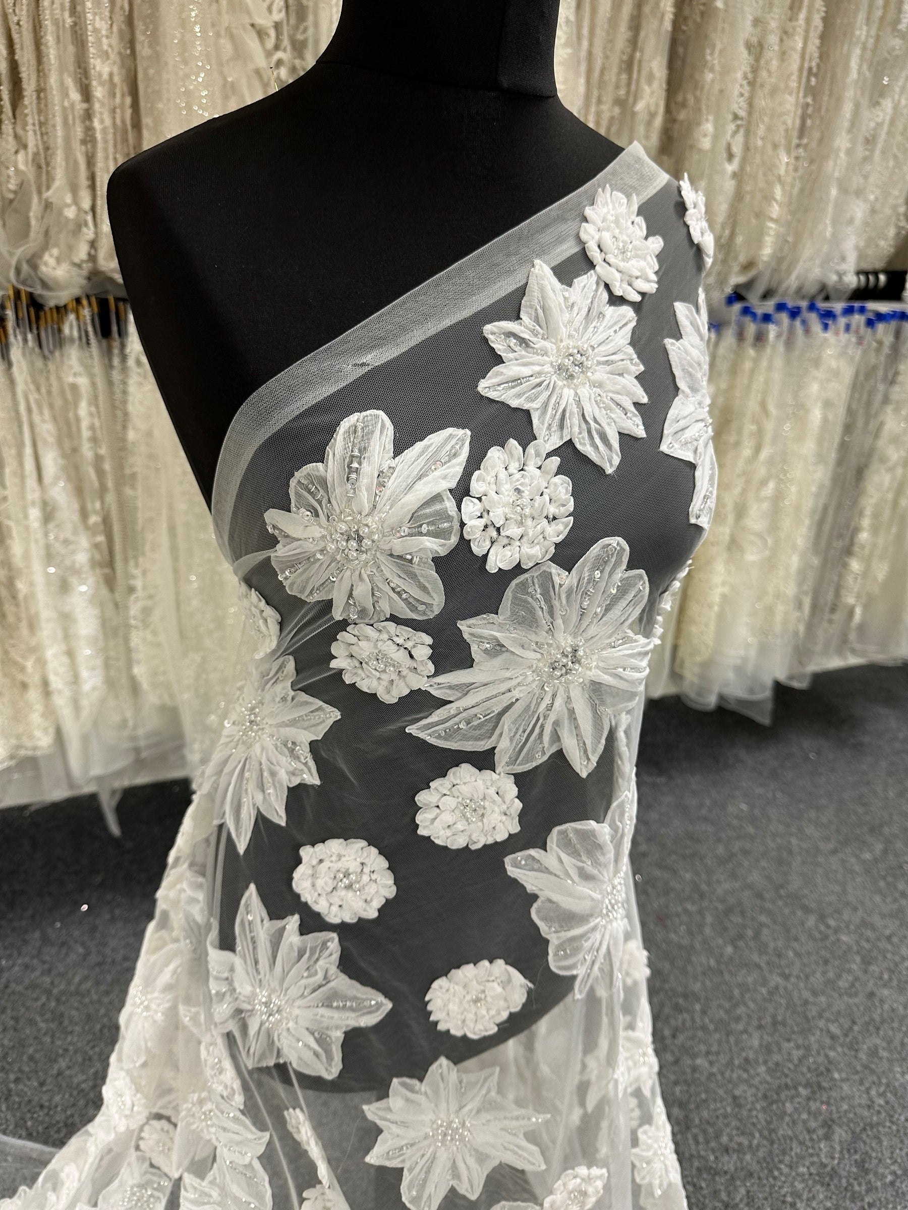 Ivory Floral Lace - Jude