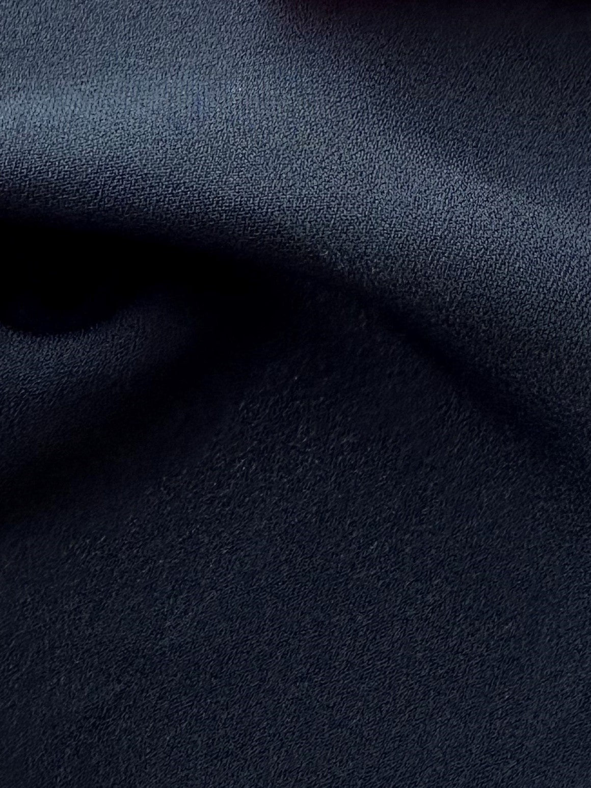 Black Polyester Georgette - Imagine