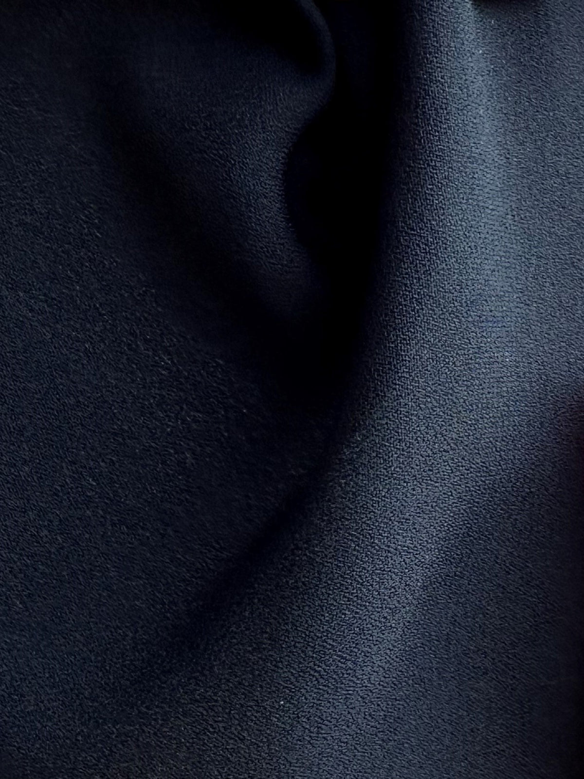 Black Polyester Georgette - Imagine