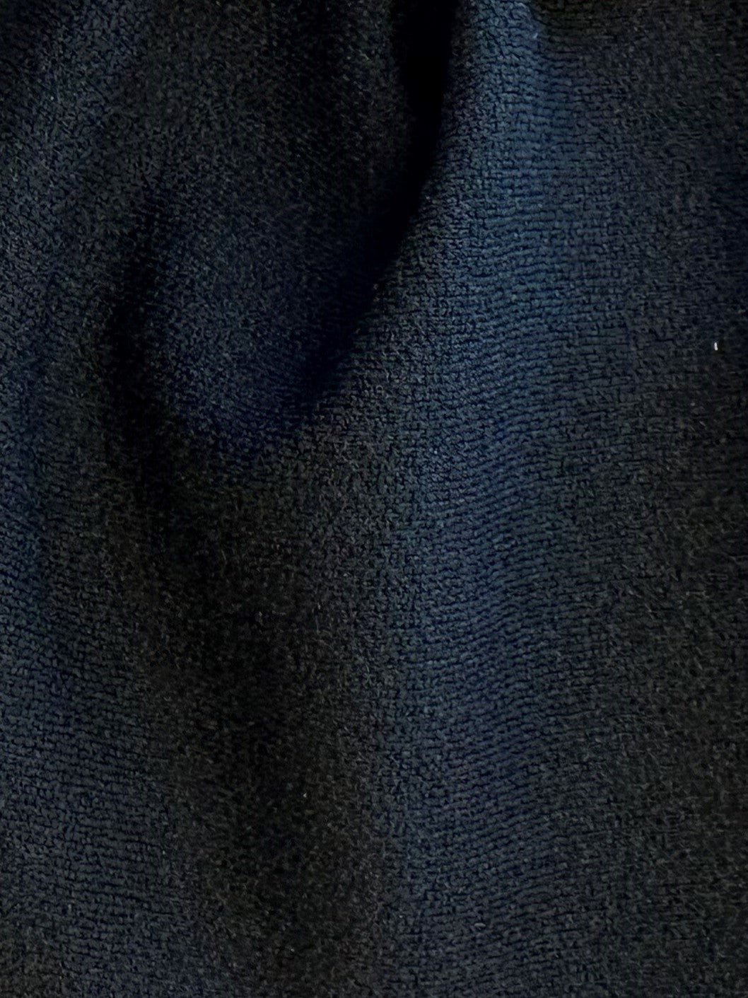 Black Stretch Scuba Crepe - Farne