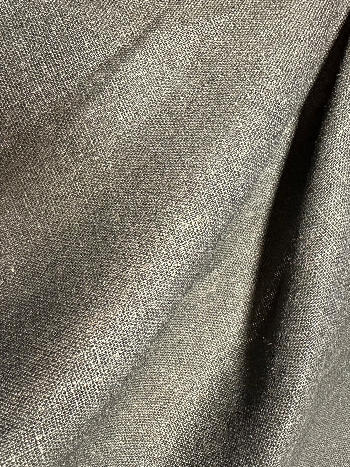 Black Linen Viscose - Salso