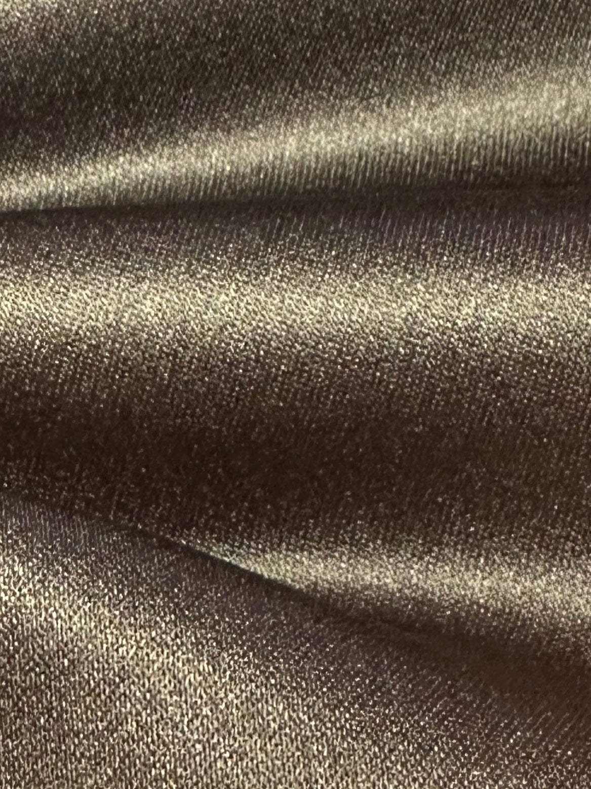 Black Polyester Satin - Classique