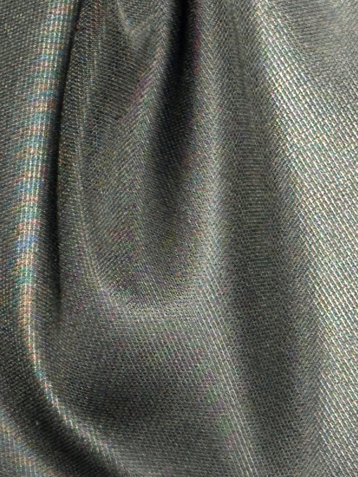 Black Polyester Satin Fabric - Redeem