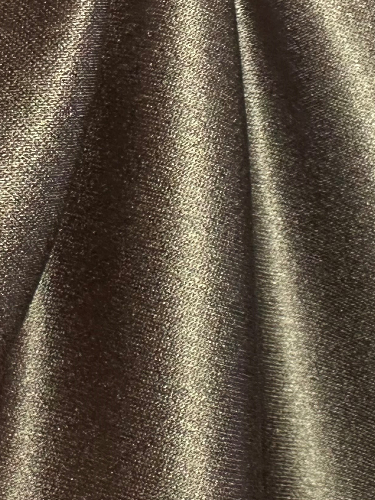 Black Polyester Satin - Classique
