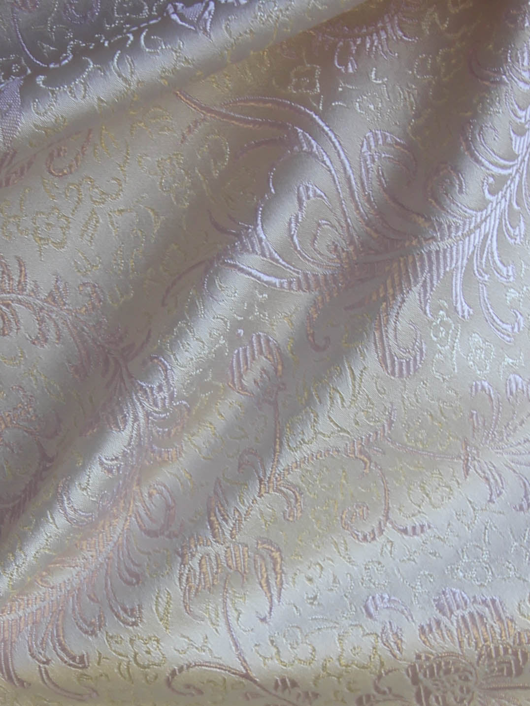 Blush Jacquard Fabric - Malaga