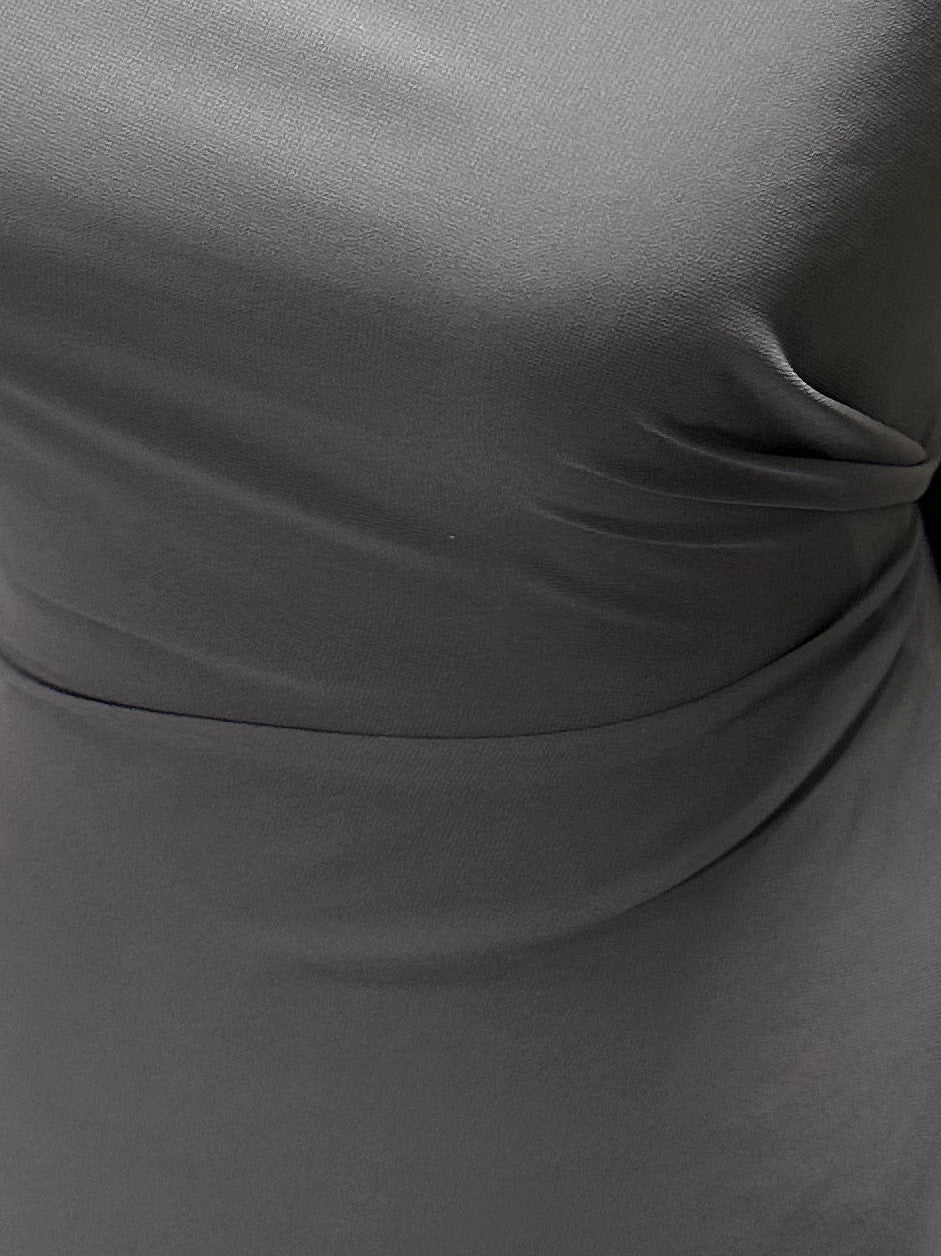 Grey Polyester Chiffon - Benevolence