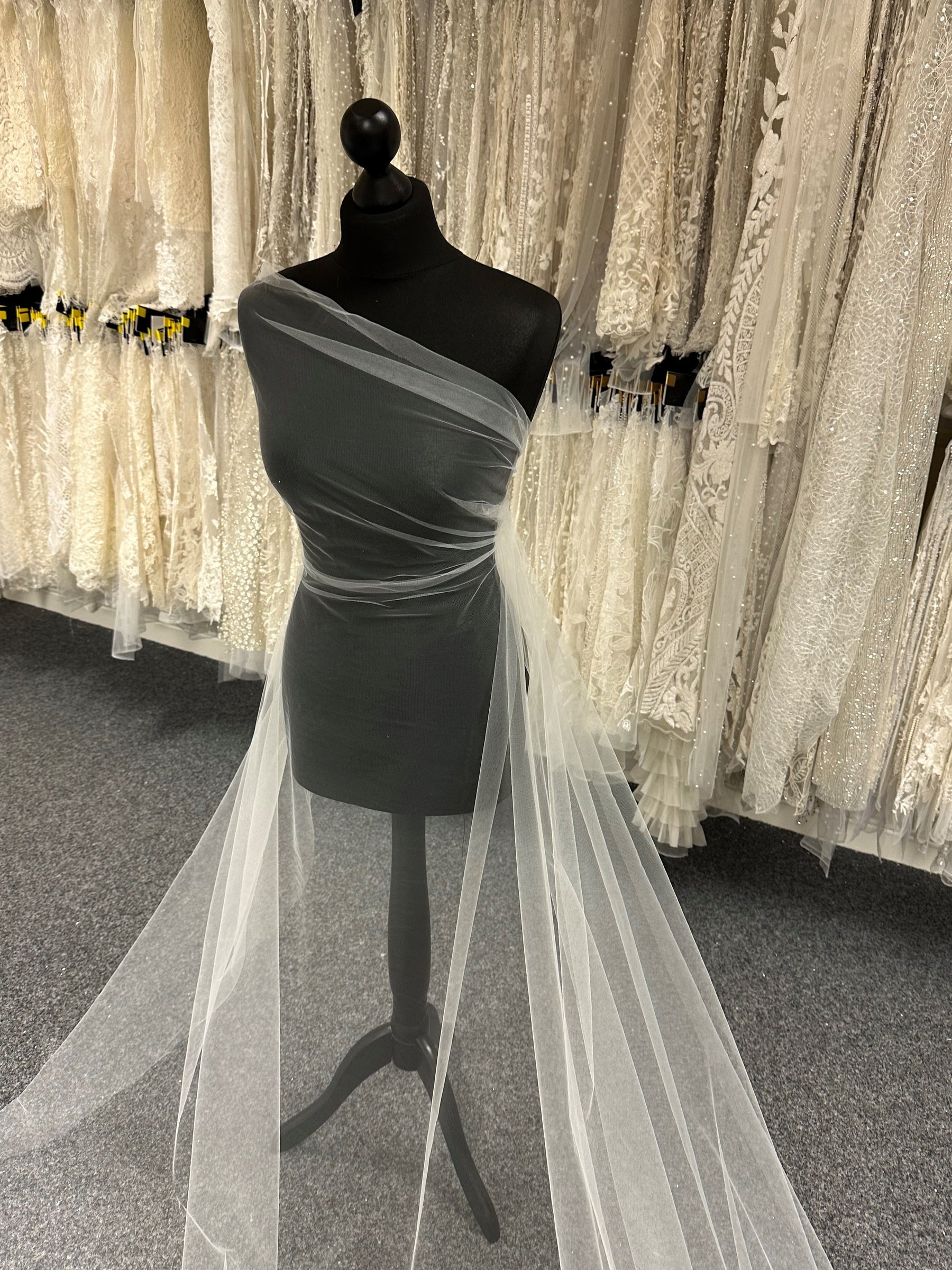Diamond White Bridal Tulle for Veils – Romance
