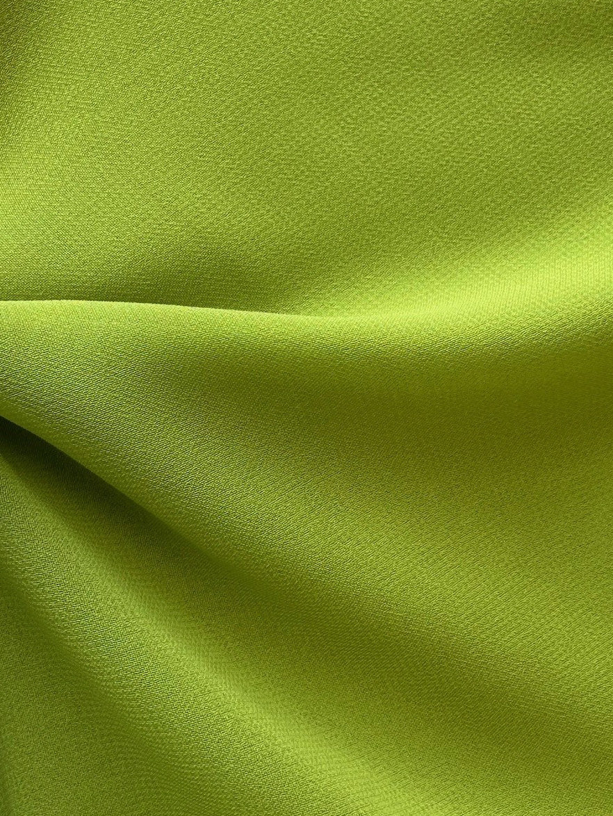 Lime Green Polyester Chiffon - Benevolence