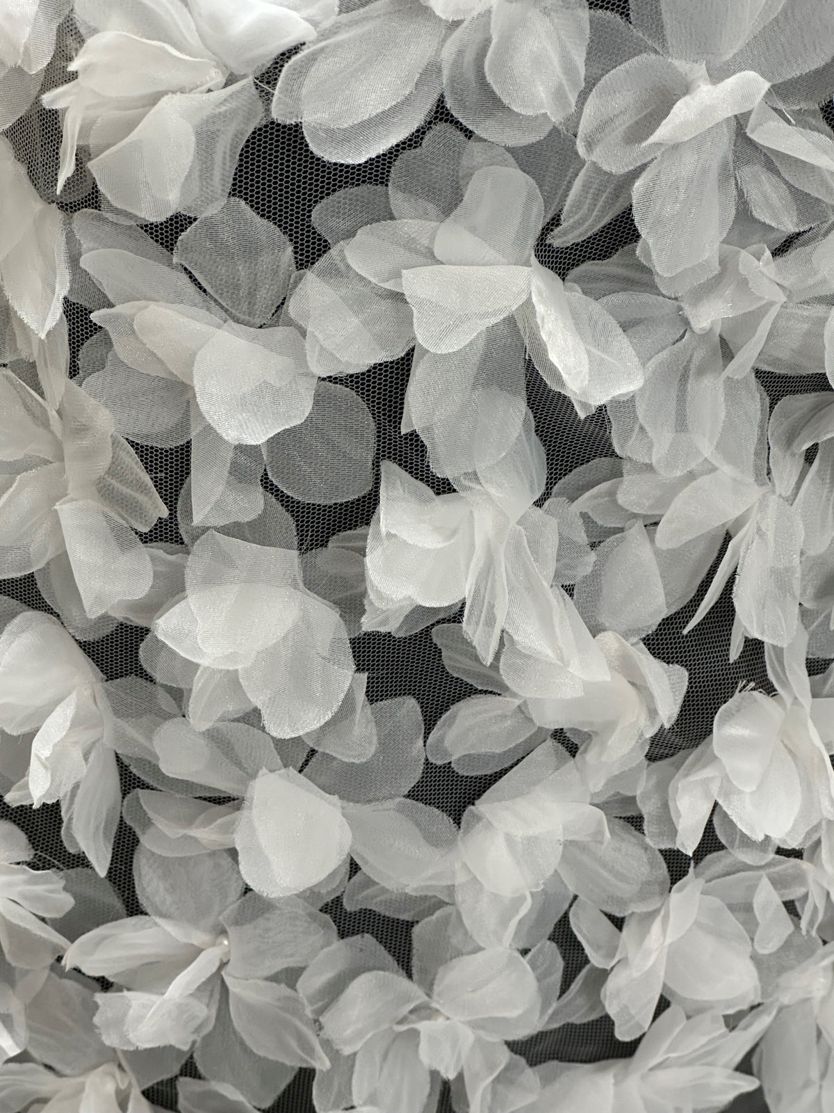 Ivory 3D Flower Lace - Sheeba