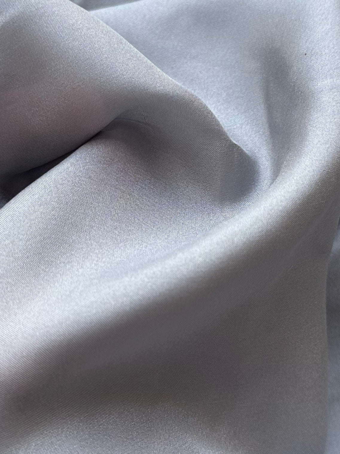 Metal Grey Silk Habotai - Mosaic