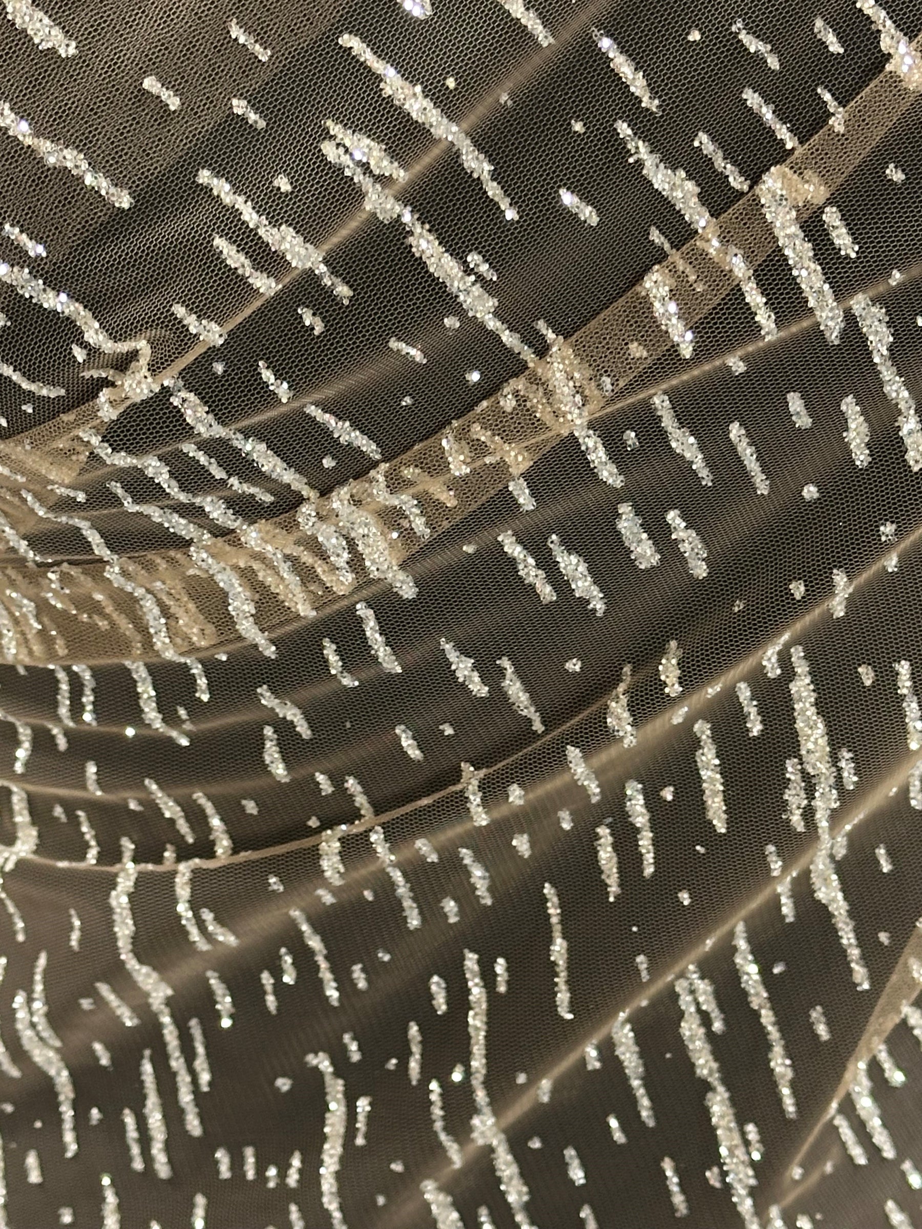 Nude Glitter Lace - Elise