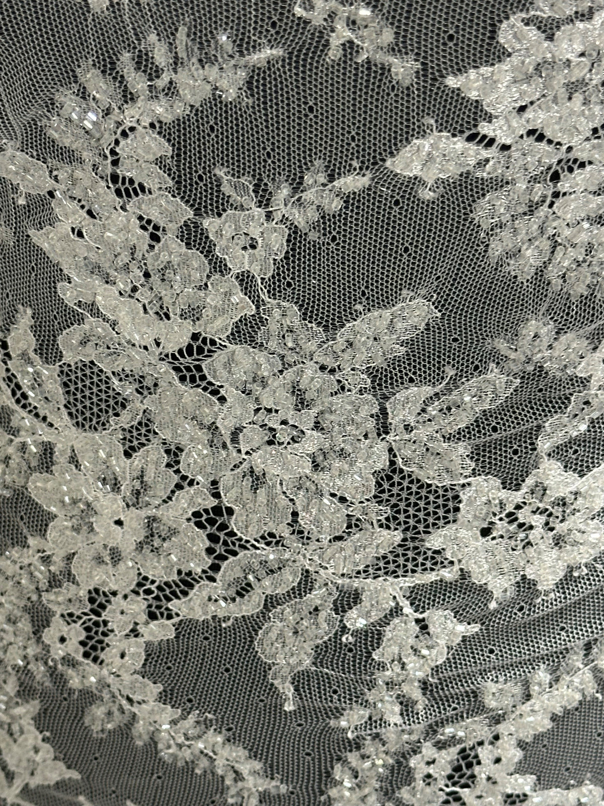 Ivory Beaded Lace - Manny