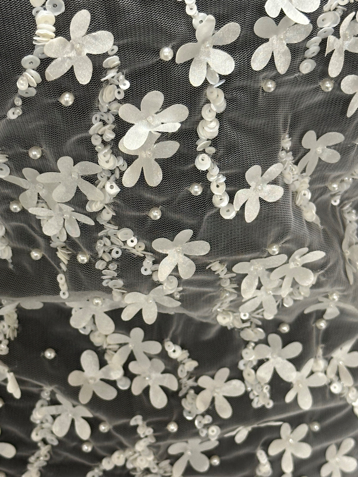 Ivory Beaded Laser Lace - Lockette