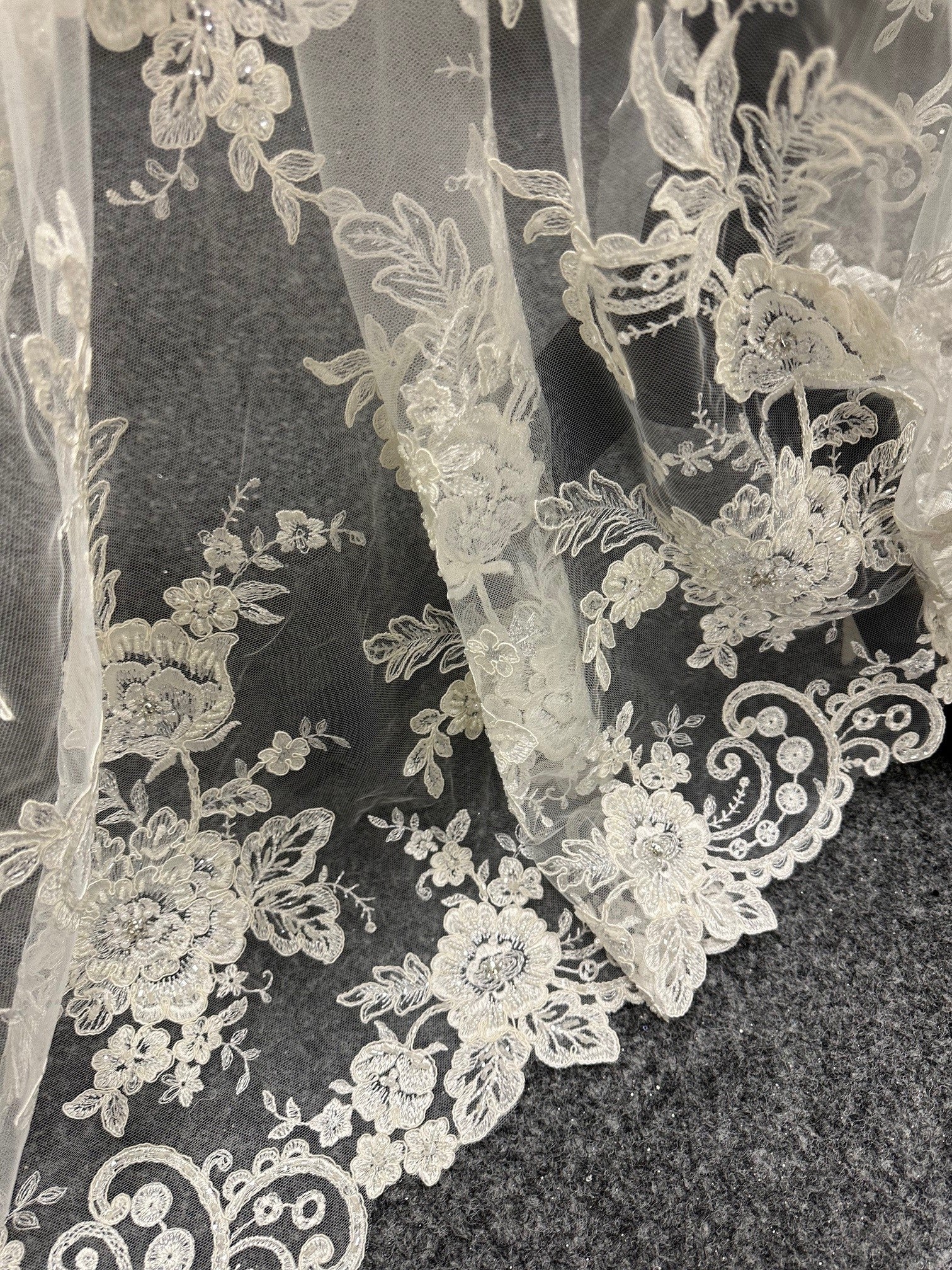 Ivory Corded Lace - Harmony