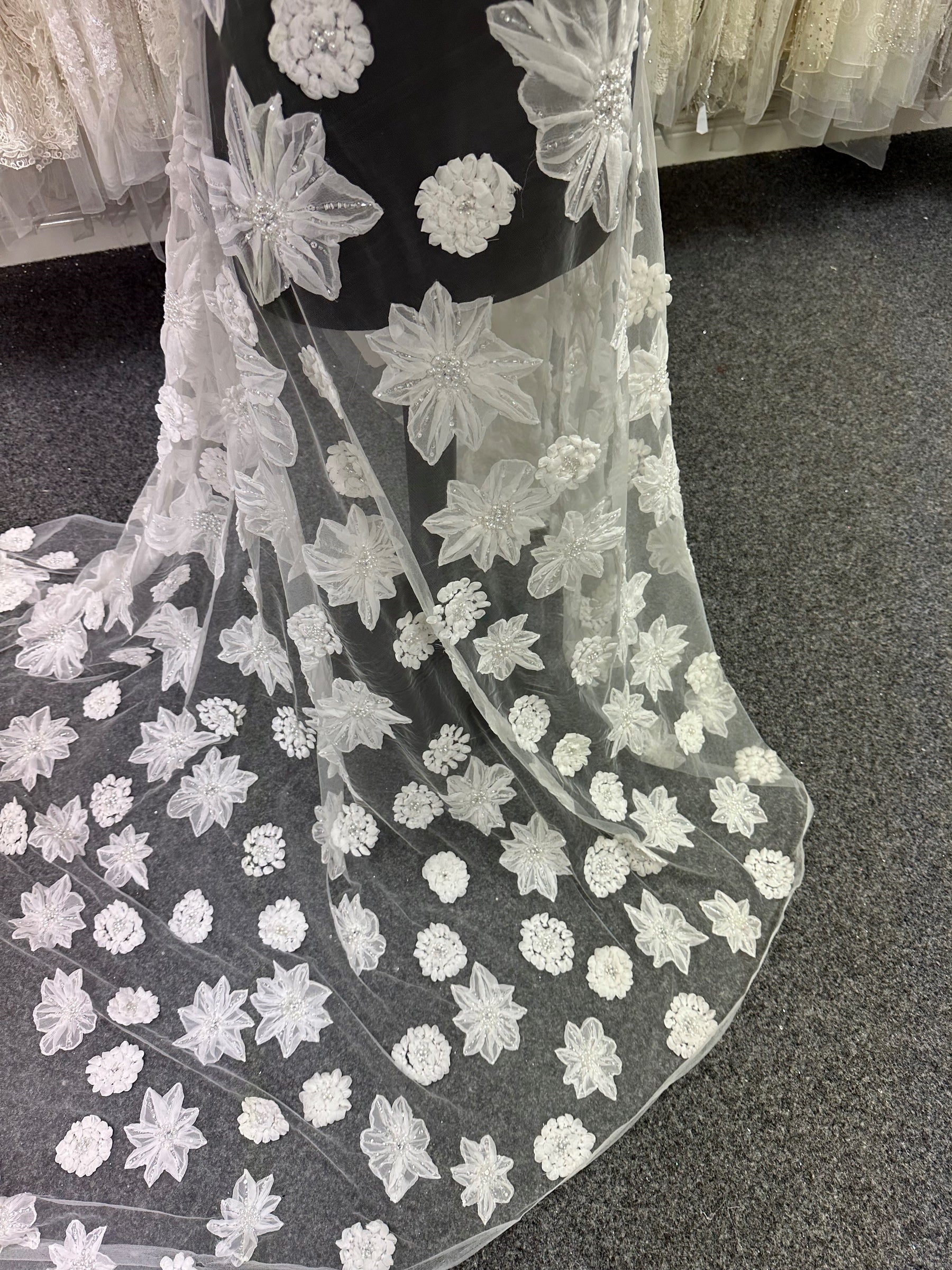 Ivory Floral Lace - Jude