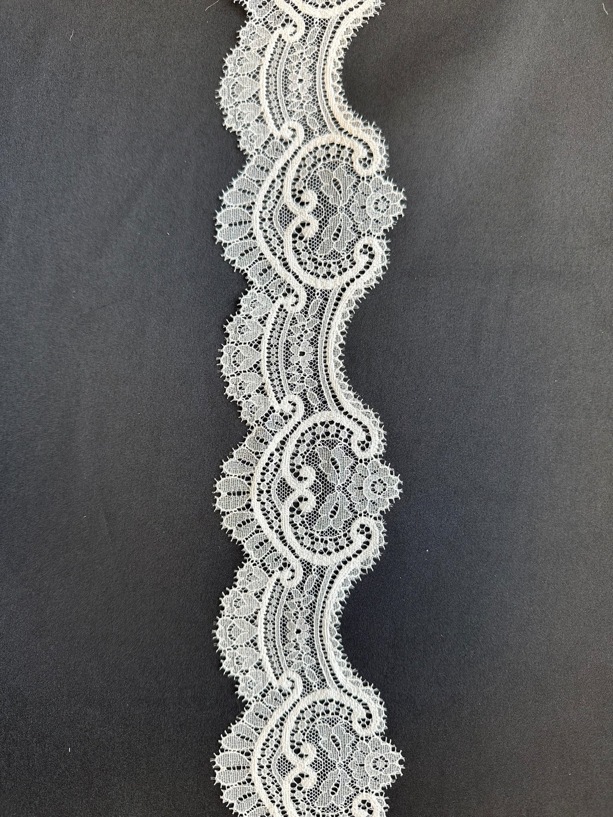 Ivory Bridal Lace Trim - Raine