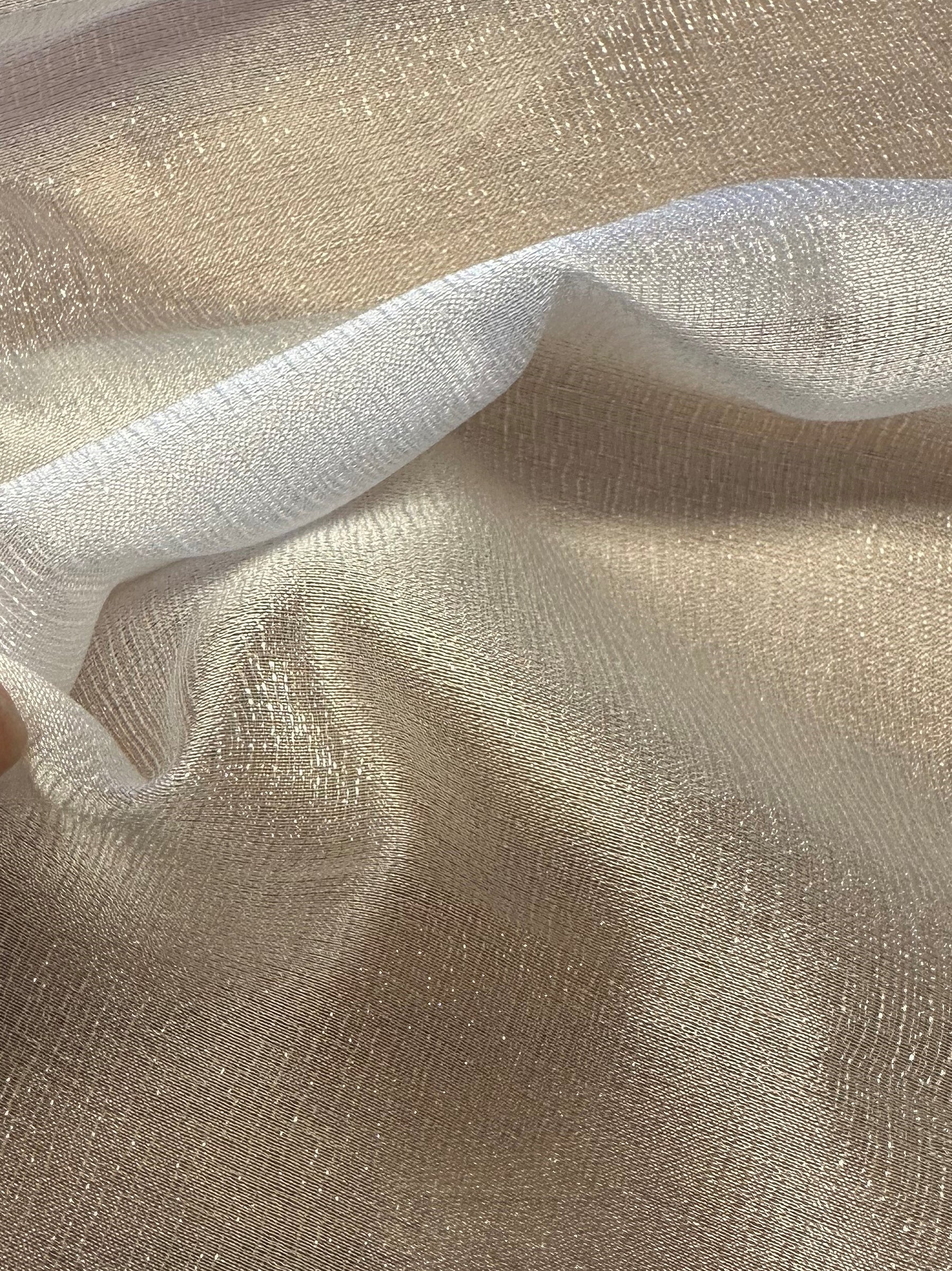 Ivory Polyester Organdy - Jocularity