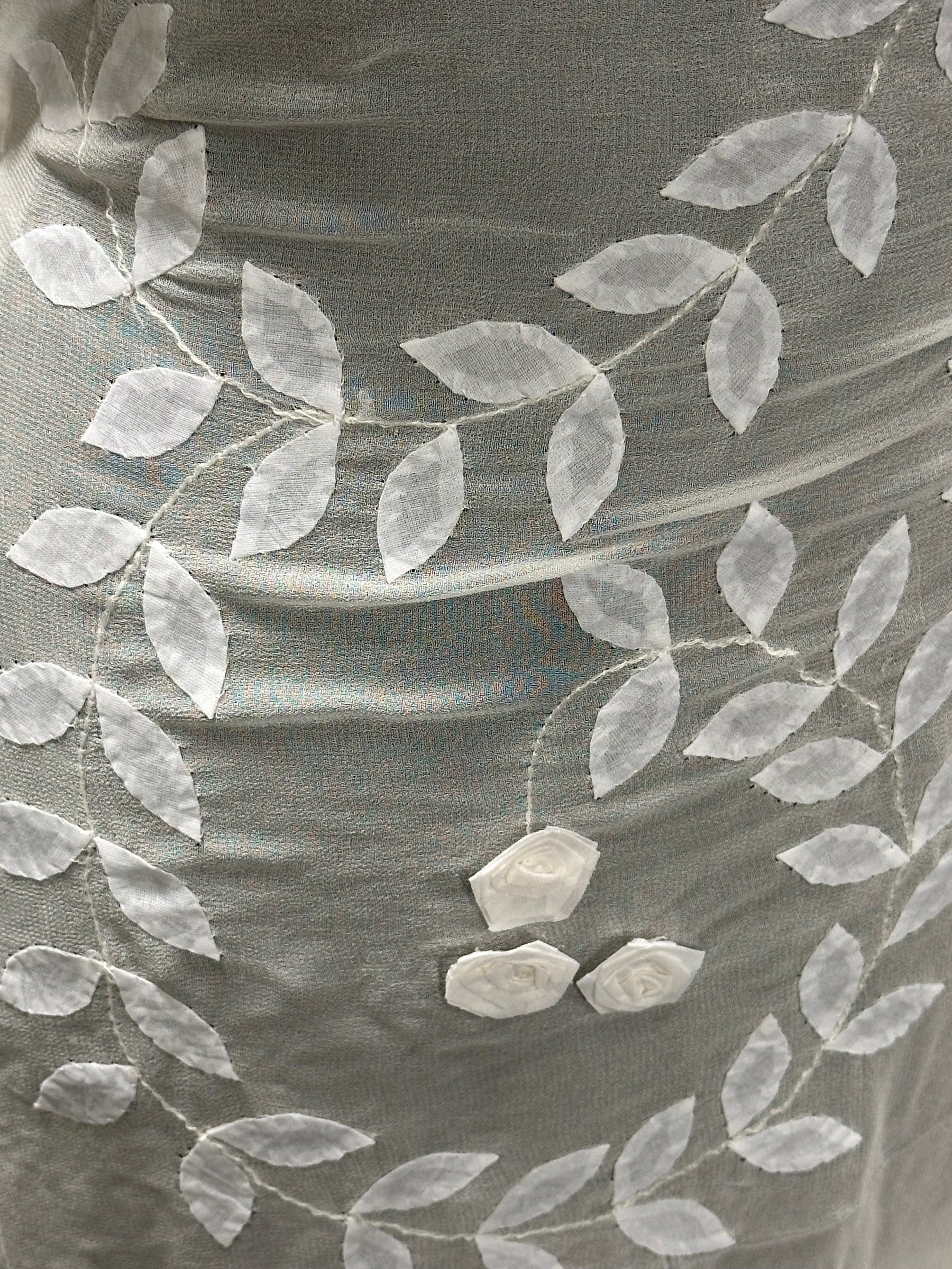Ivory Floral Georgette - Minnie