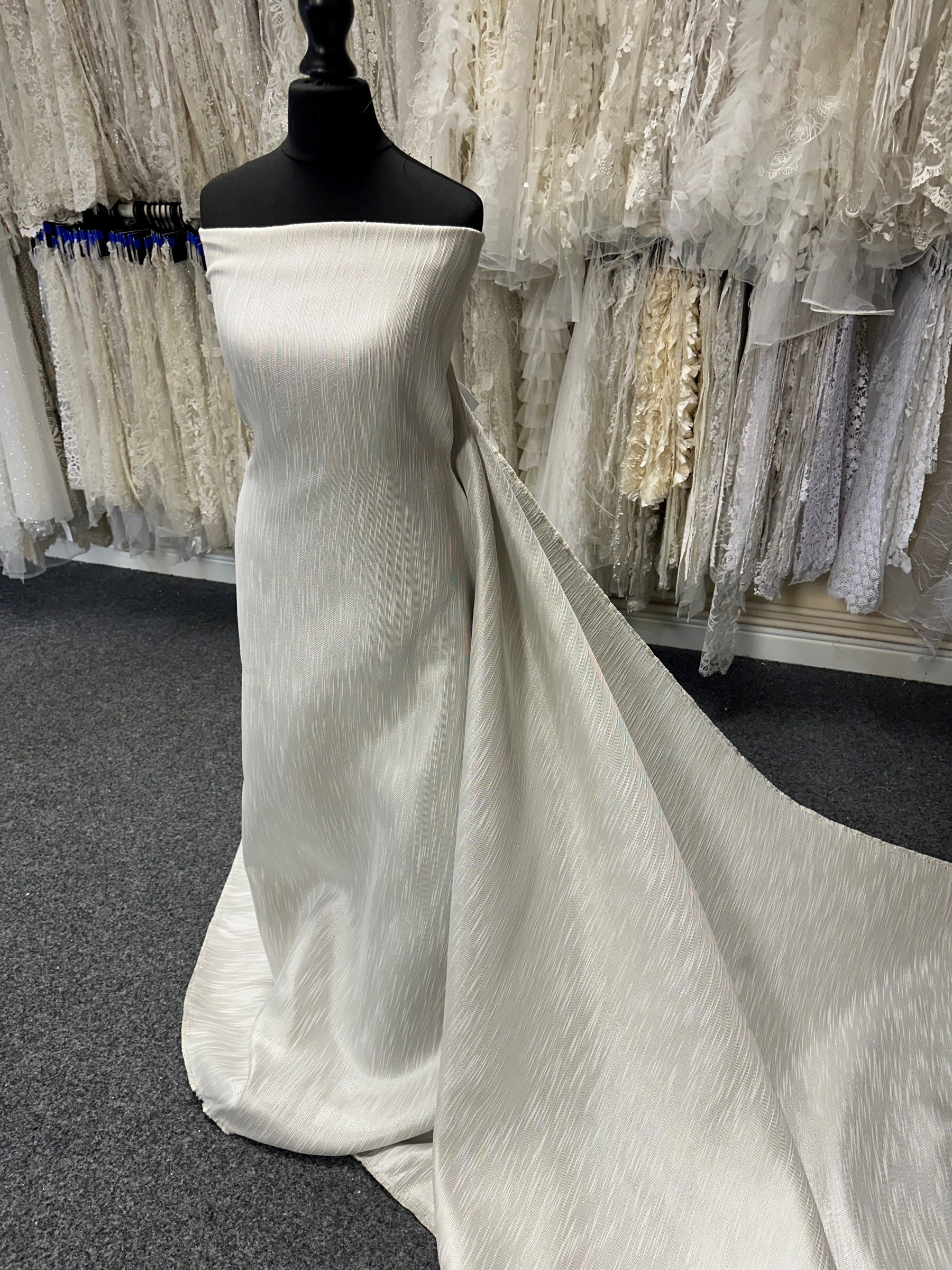 Ivory Slub Fabric - Granada