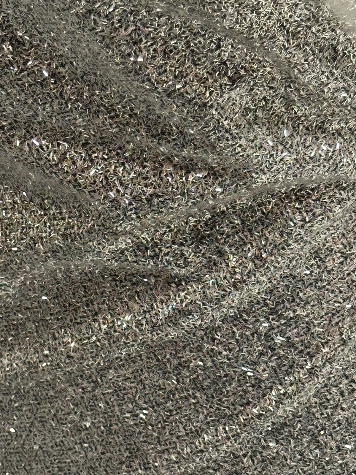 Silver Glitter Fabric - Battenberg