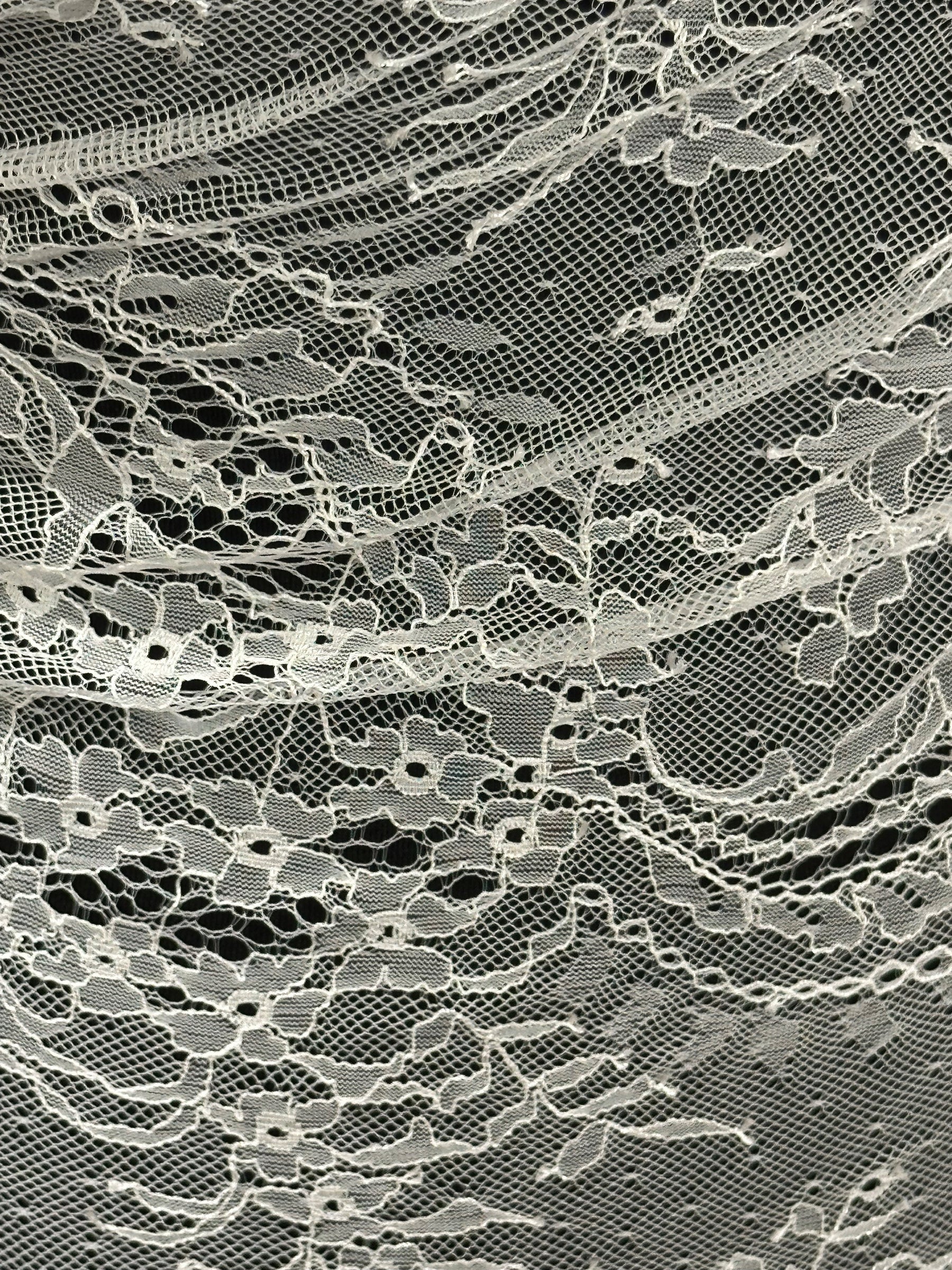 Ivory Raschel Bridal Lace - Jessie